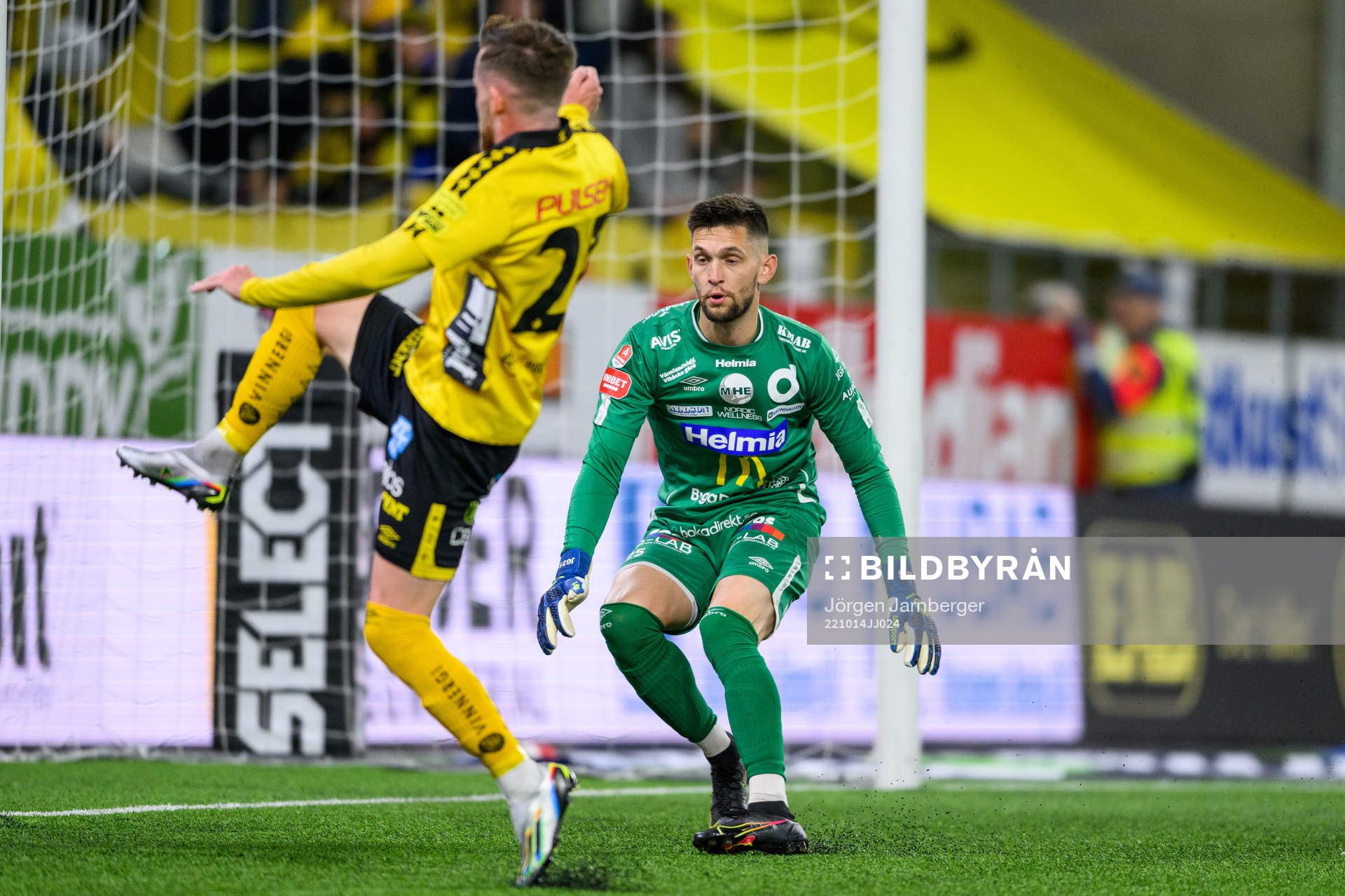 Degerfors målvakt Jeffrey Gal