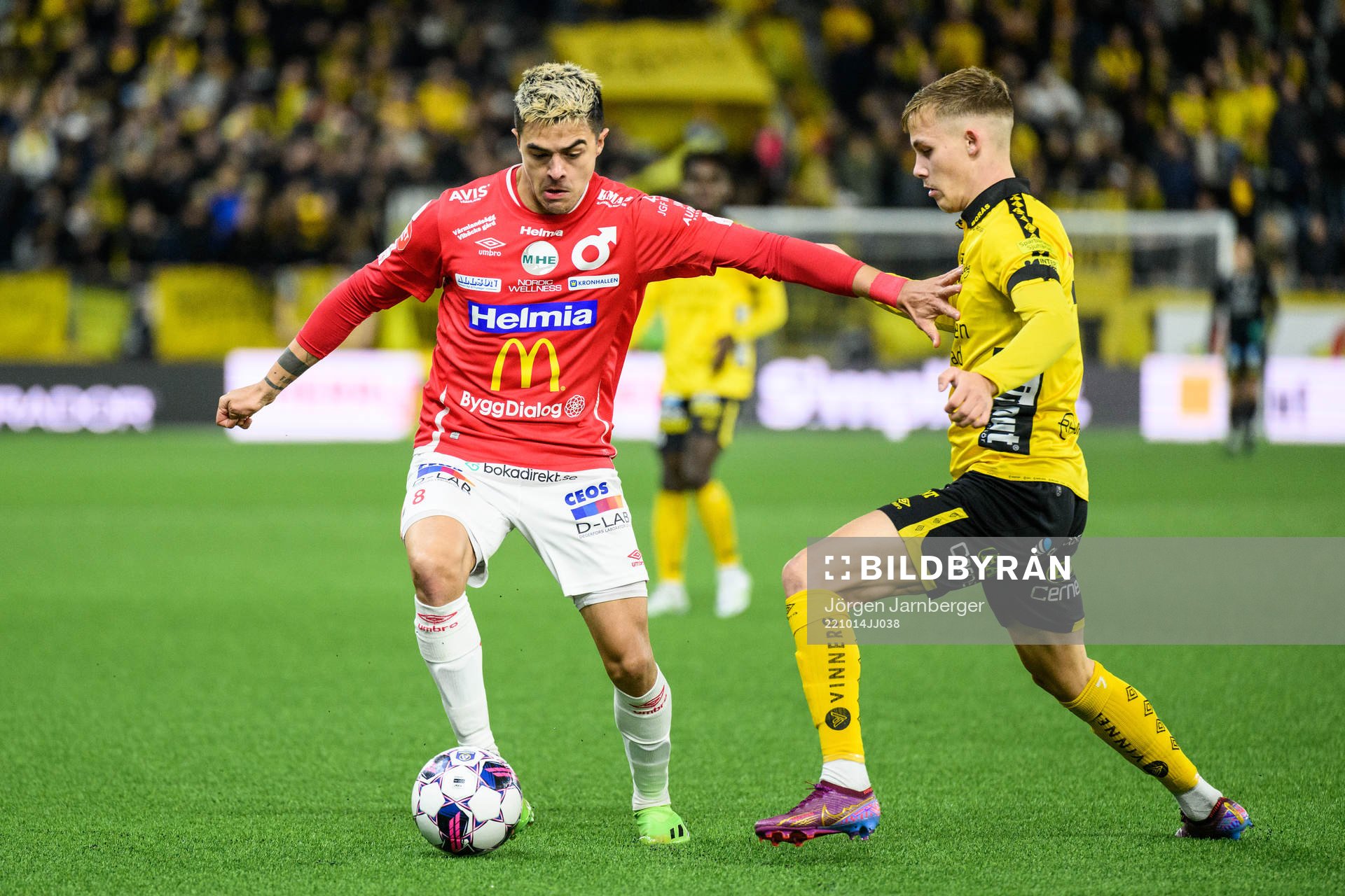 Degerfors Diego Campos och Elfsborgs Jacob Ondrejka