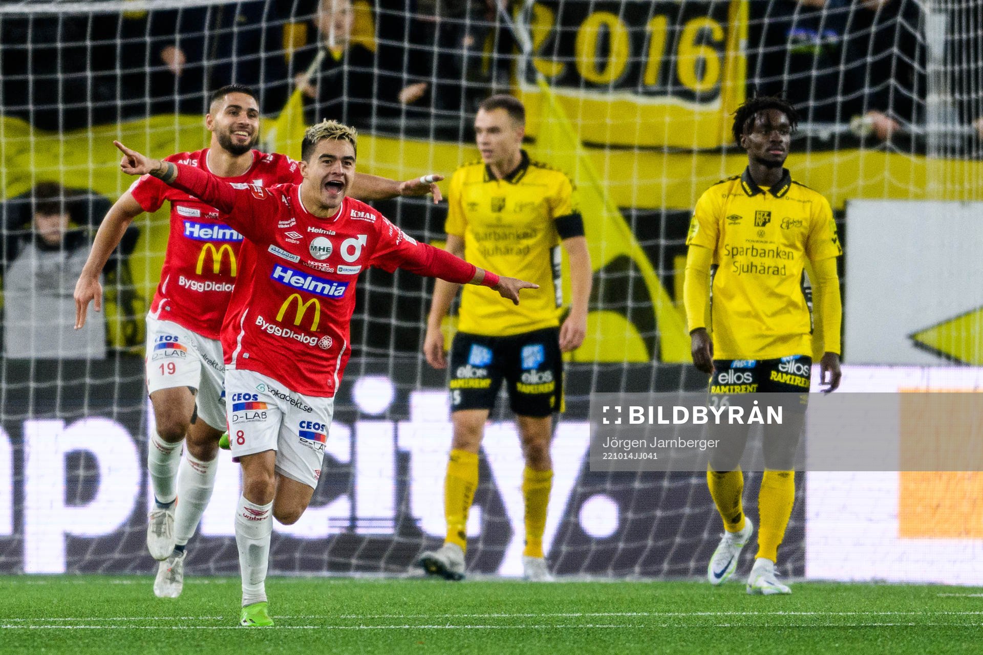 Degerfors Diego Campos jublar