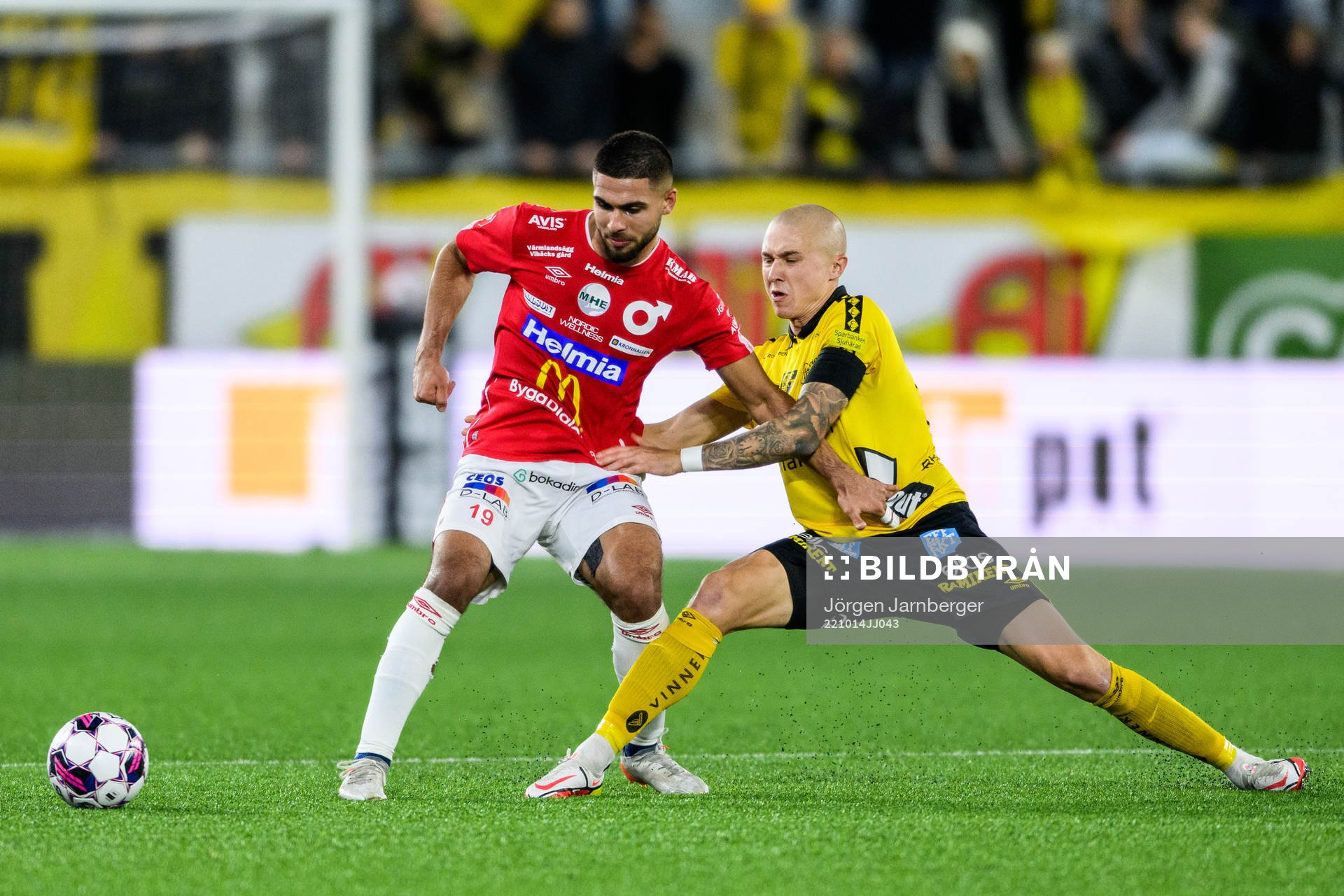 Degerfors Omar Faraj och Elfsborgs Sebastian Holmen