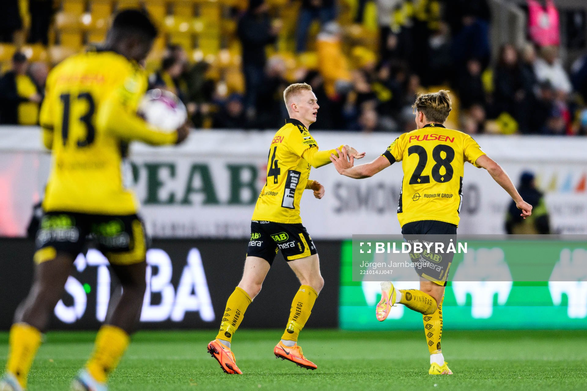 Elfsborgs Oscar Aga (v) jublar