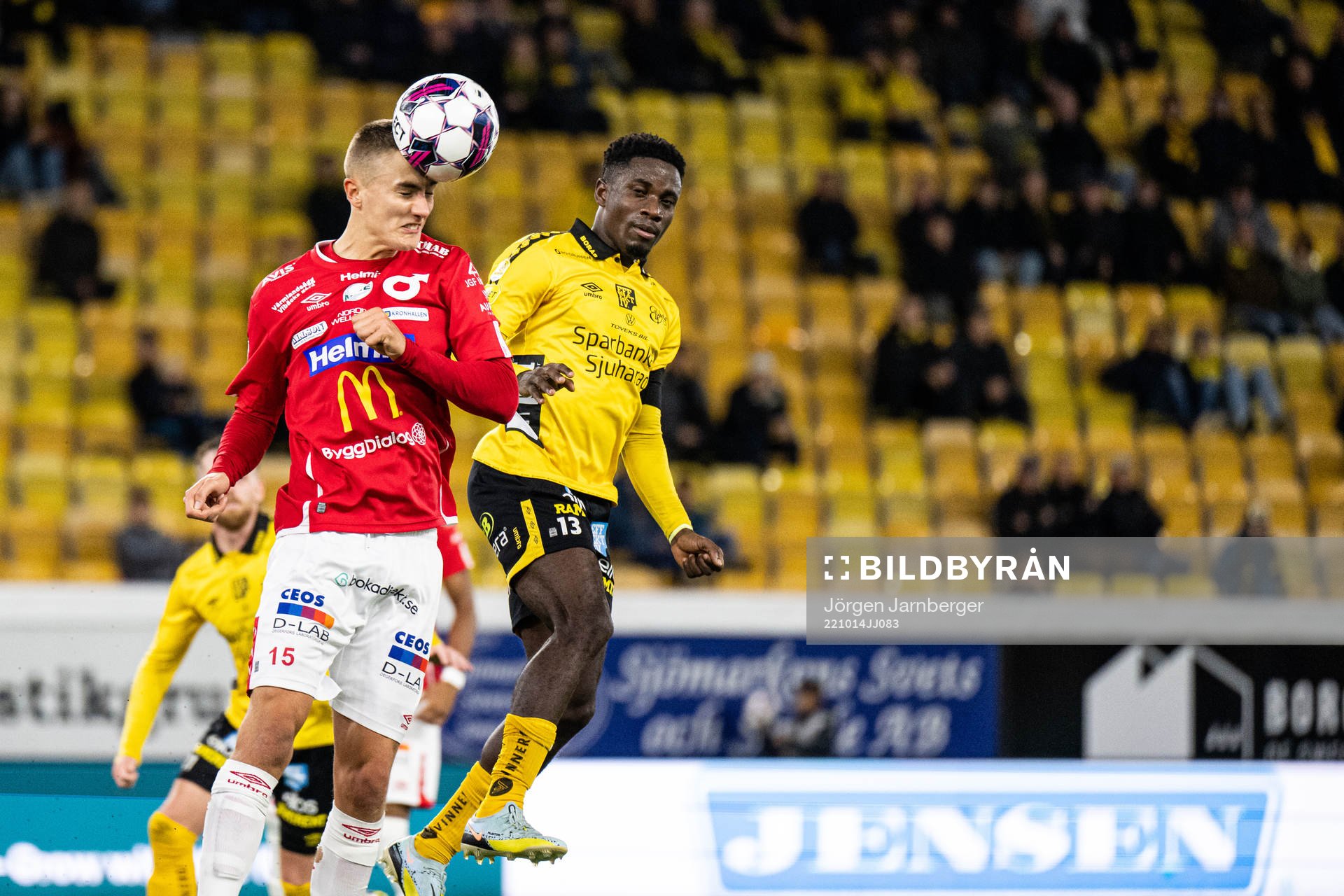 Degerfors Gustaf Lagerbielke och Elfsborgs Michael Baidoo