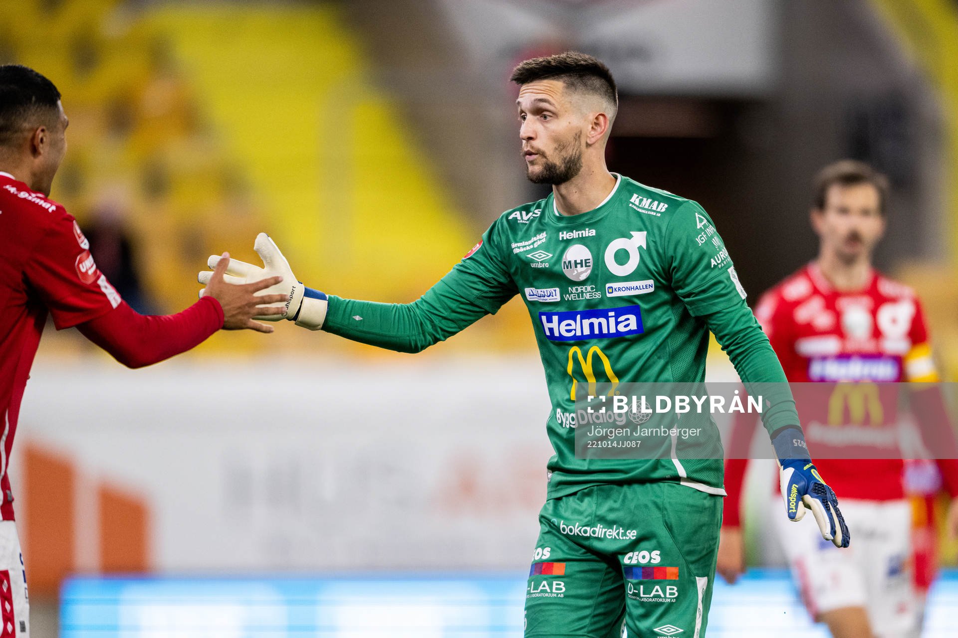 Degerfors målvakt Jeffrey Gal