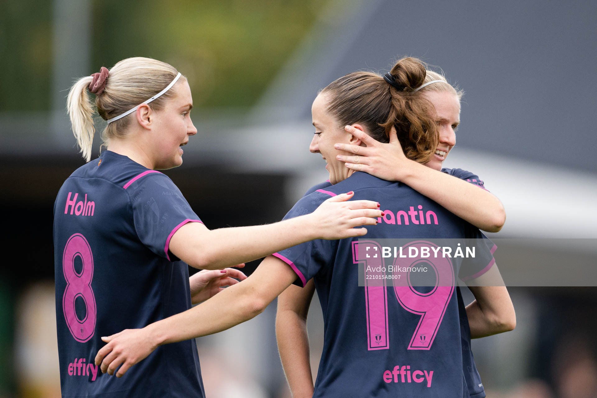 Malmö FFs spelare jublar