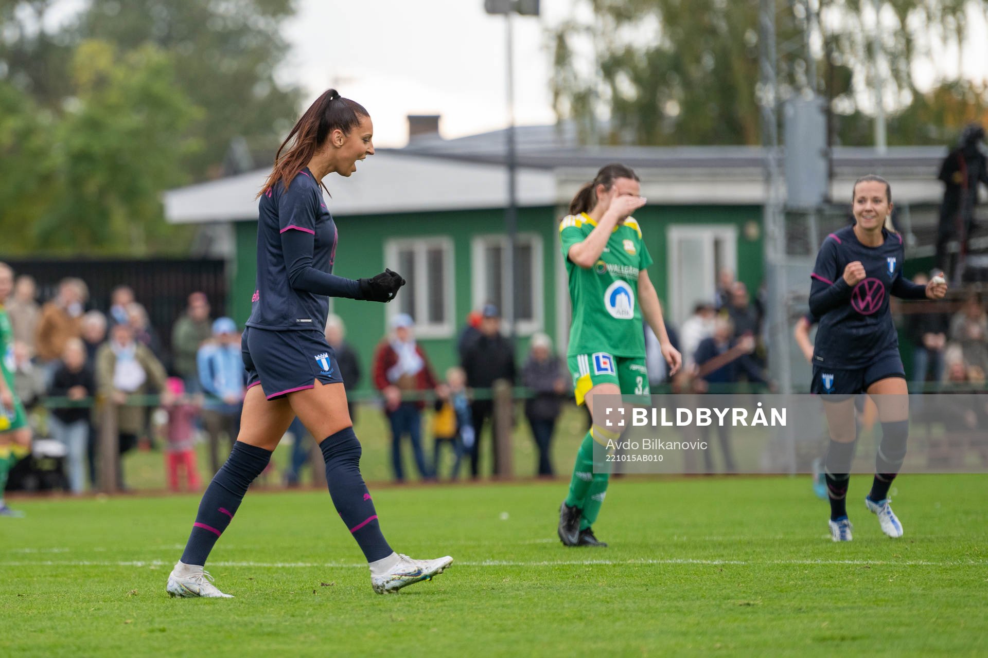 Malmö FFs Malin Gunnarsson jublar
