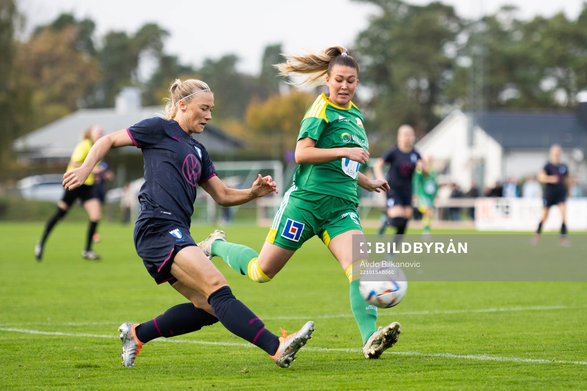 Åhus Ella Andersson och Malmö FFs Madeleine Hejde