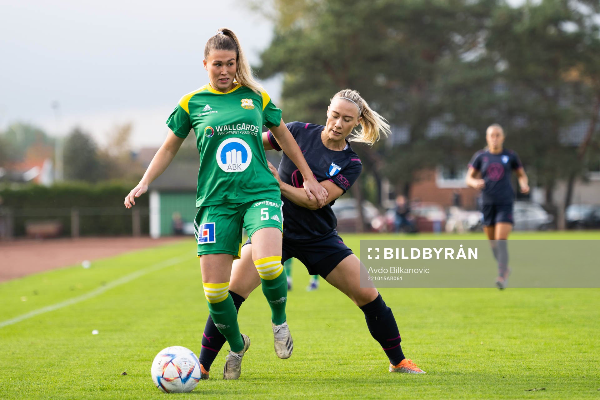 Åhus Ella Andersson och Malmö FFs Madeleine Hejde