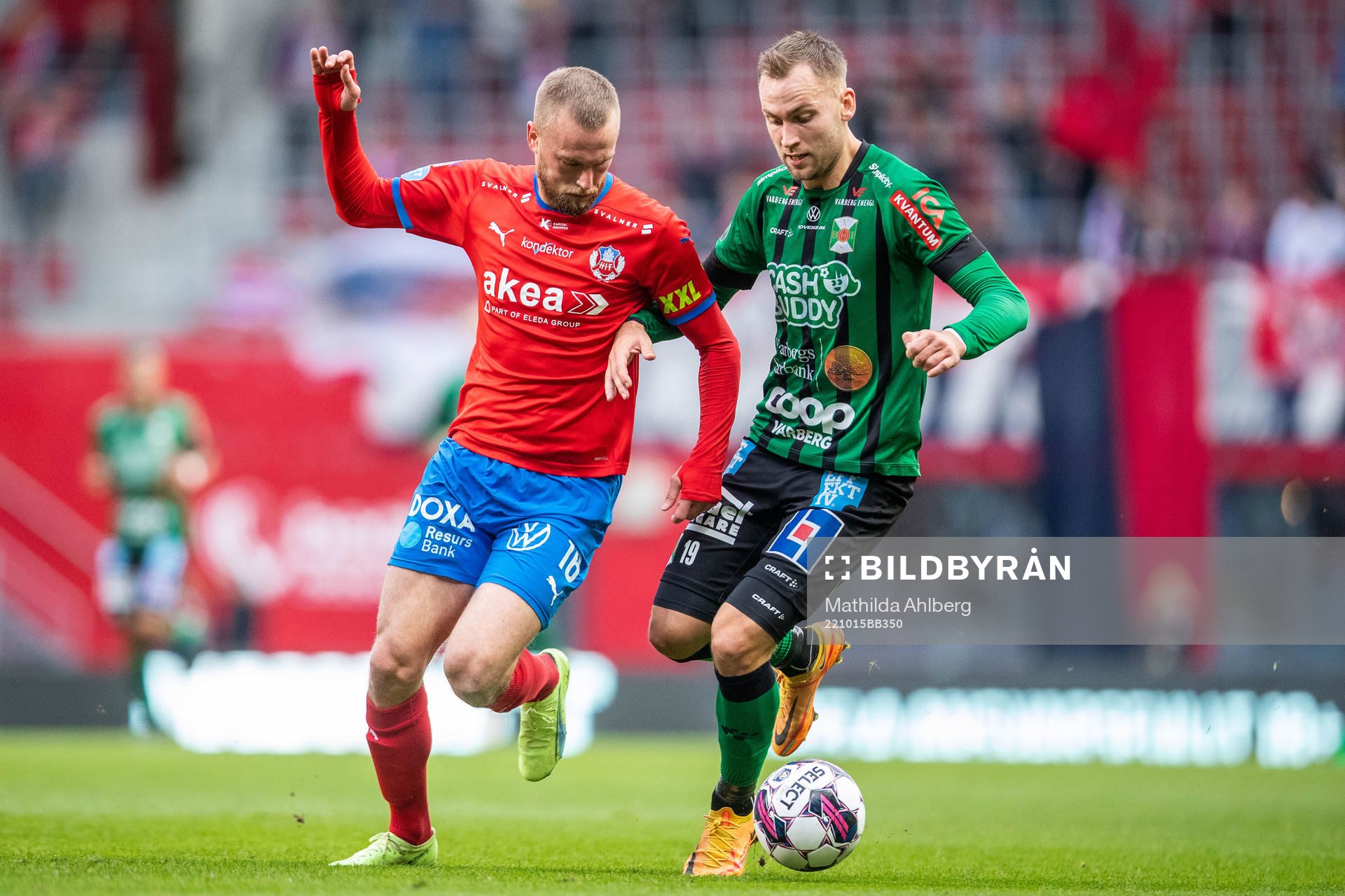 Helsingborgs Alexander Faltsetas och Varbergs Filip Bohman