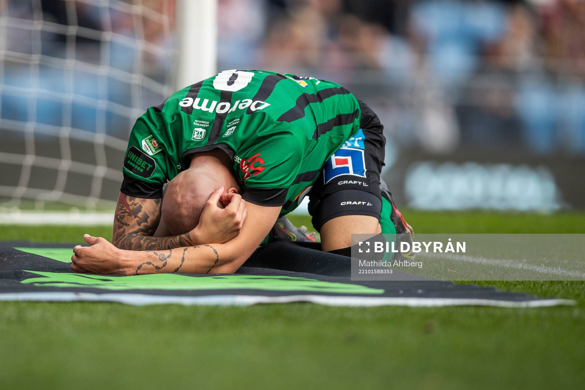Varbergs Robin Simovic har ont