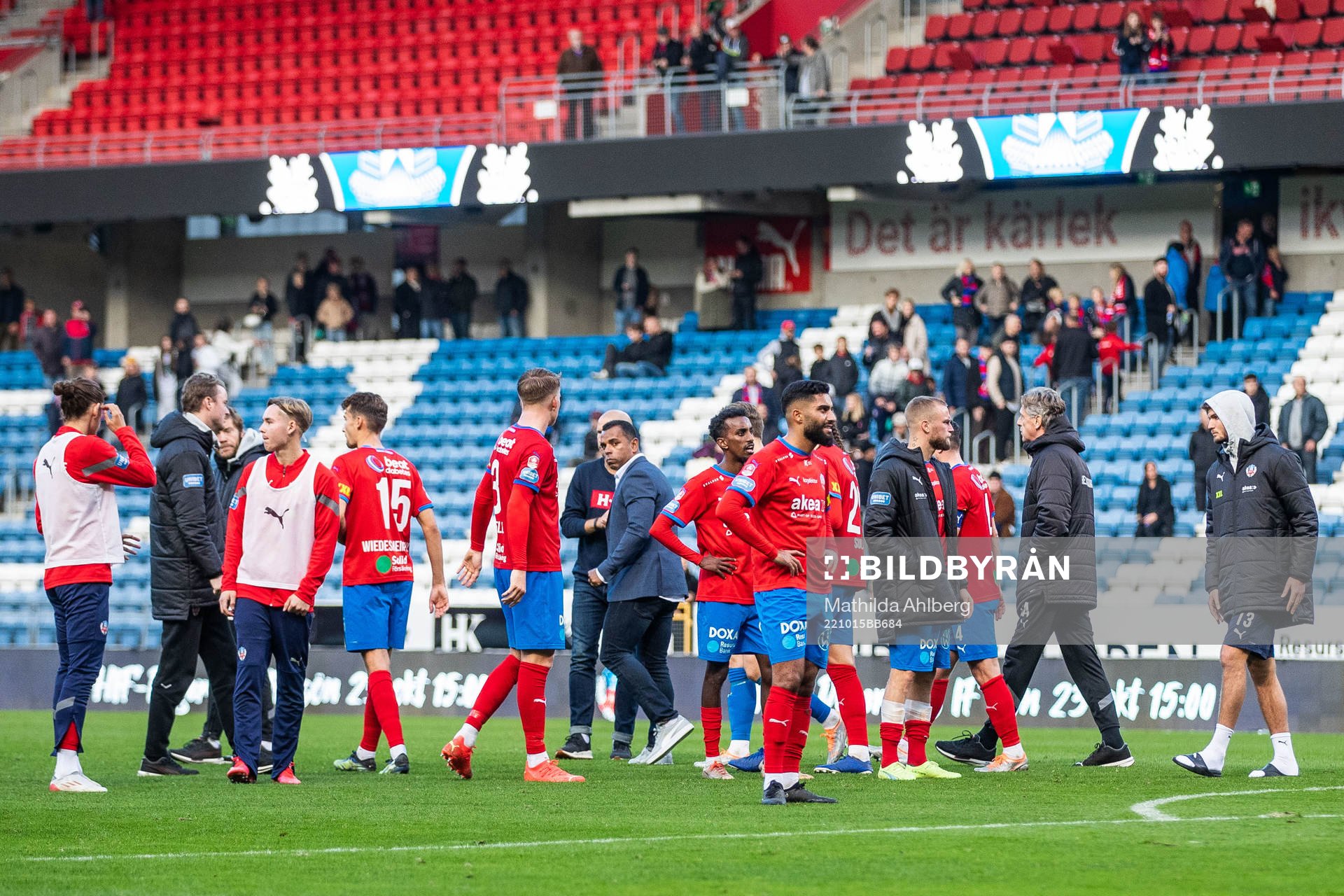 Helsingborgs spelare deppar