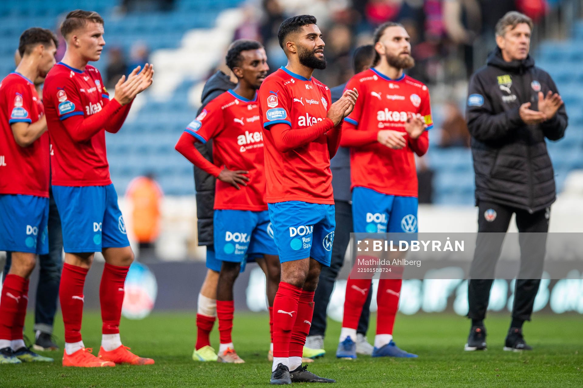 Helsingborgs Amin Al-Hamawi deppar med lagkamrater
