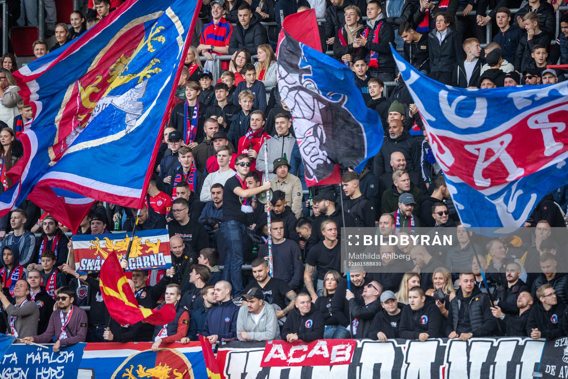 under fotbollsmatchen i Allsvenskan mellan Helsingborg och