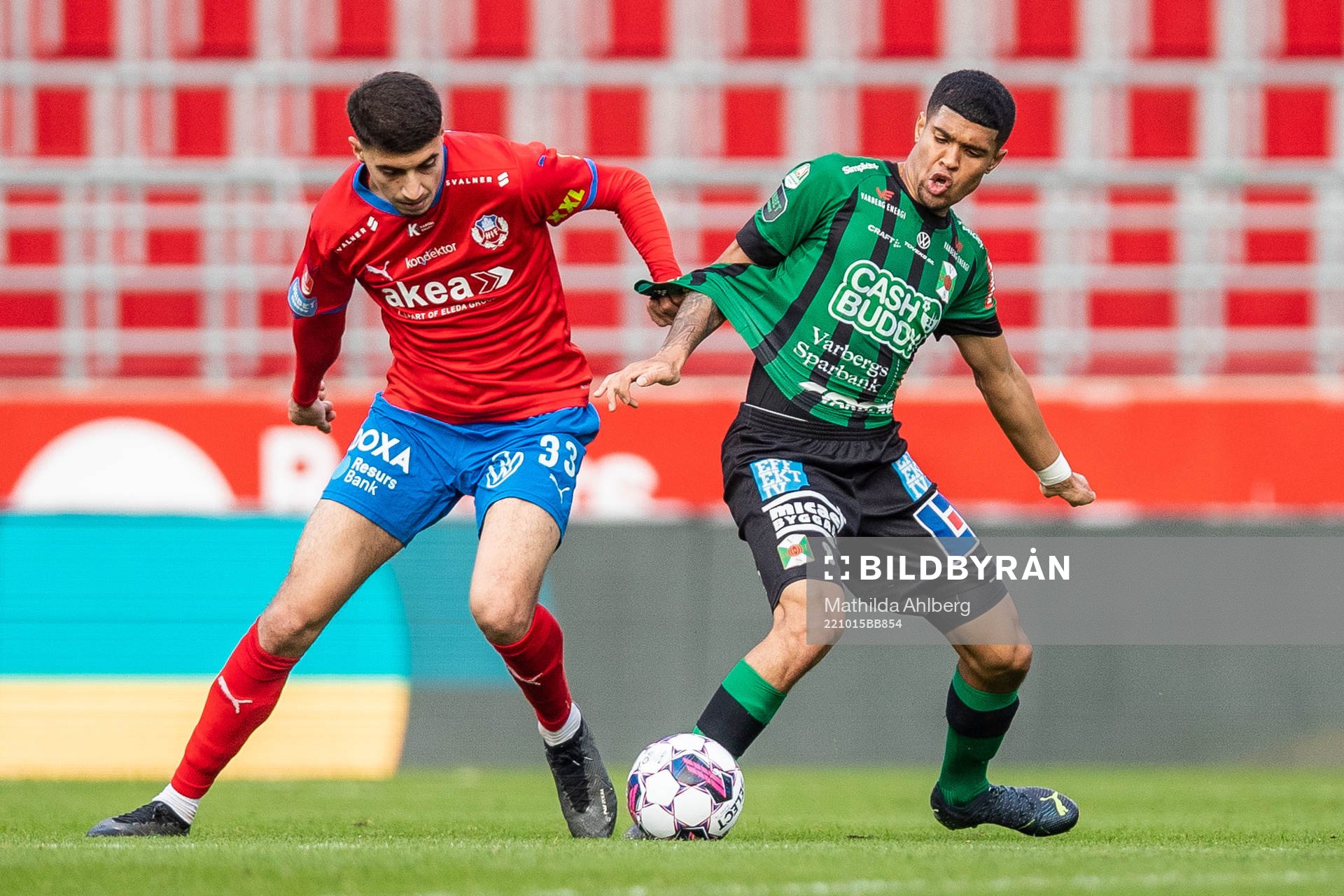 Helsingborgs Amar Muhsin och Varbergs Luke Le Roux