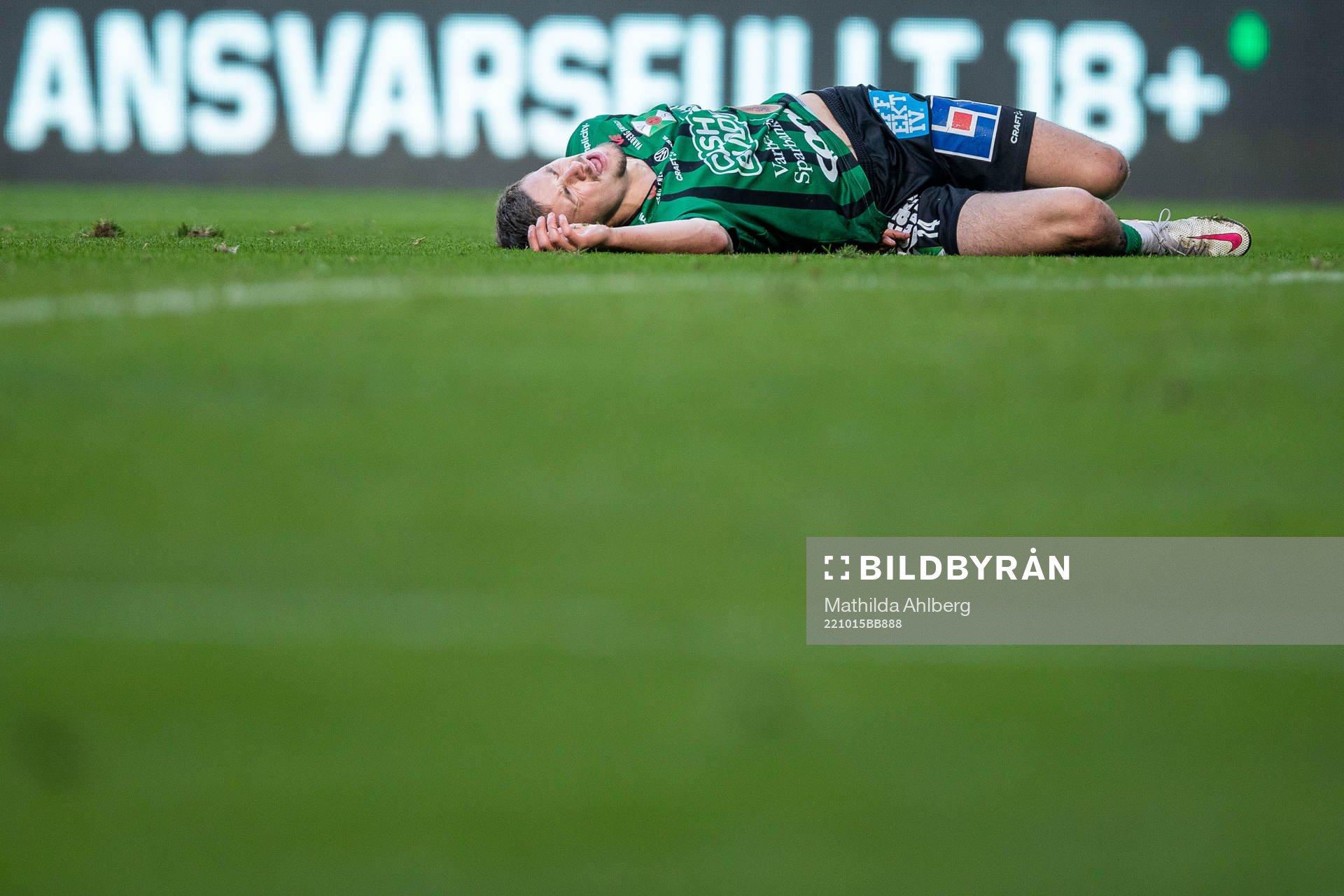 Varbergs Oliver Alfonsi har ont