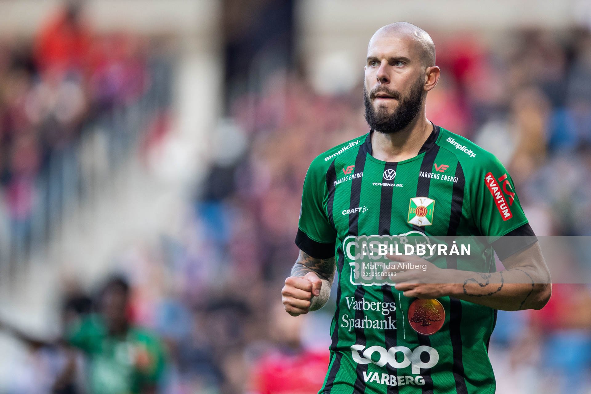 Varbergs Robin Simovic jublar