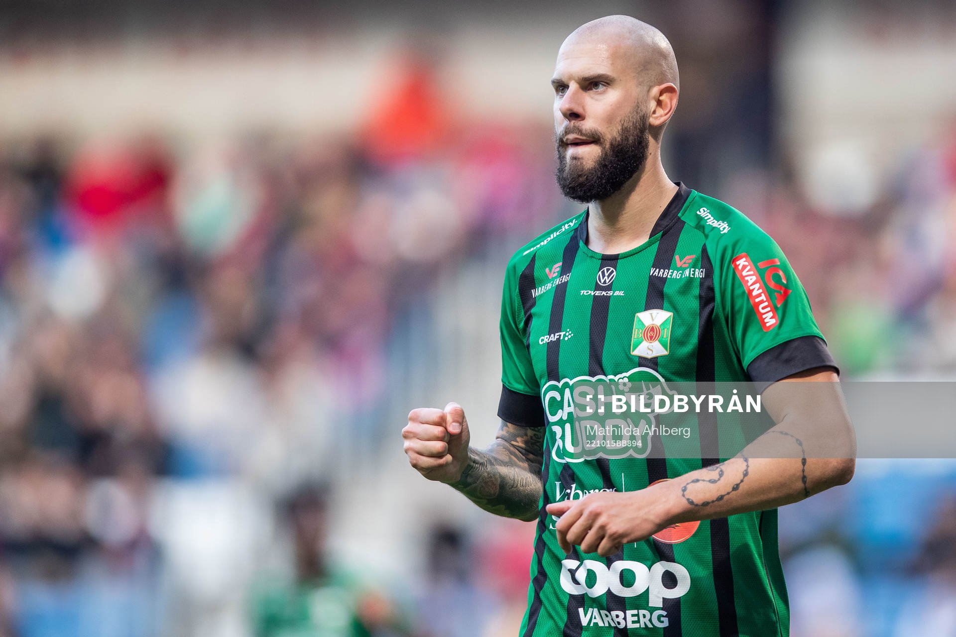 Varbergs Robin Simovic jublar