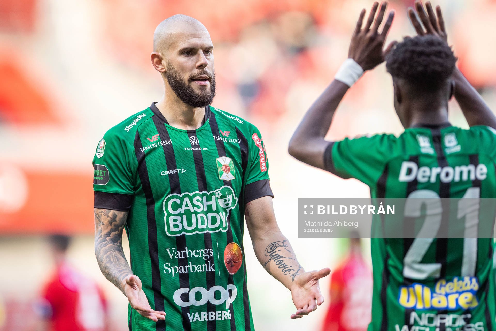 Varbergs Robin Simovic jublar