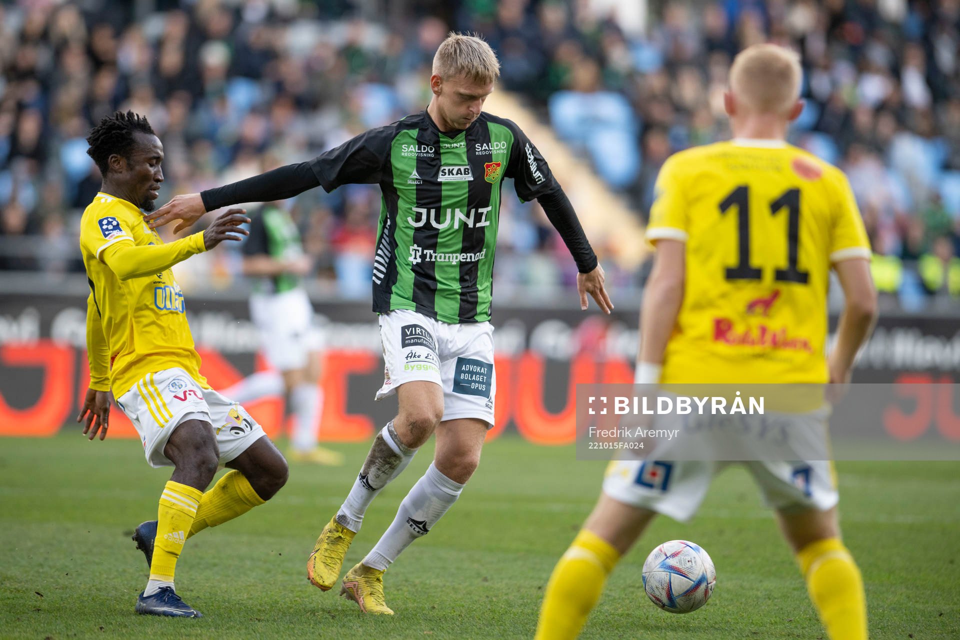 Falkenbergs Godwin Aguda och GAIS Joackim Åberg