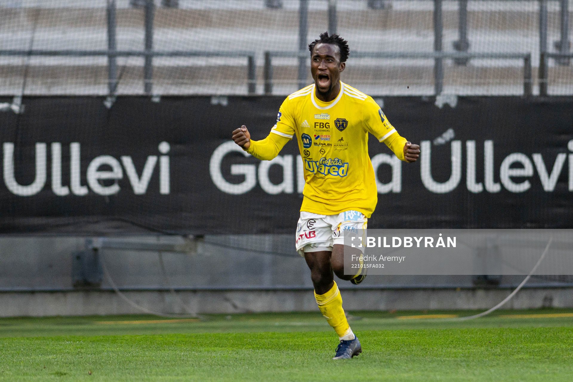 Falkenbergs Godwin Aguda jublar