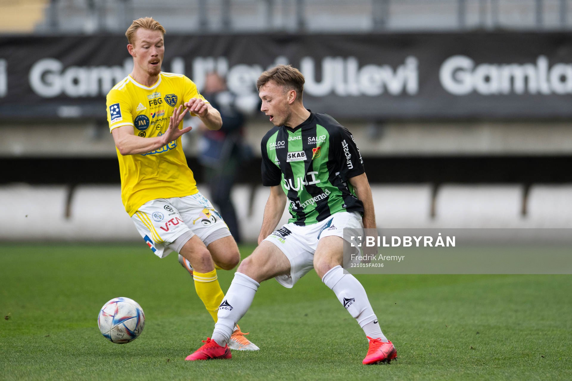Falkenbergs Linus Borgström och GAIS Ben Morris
