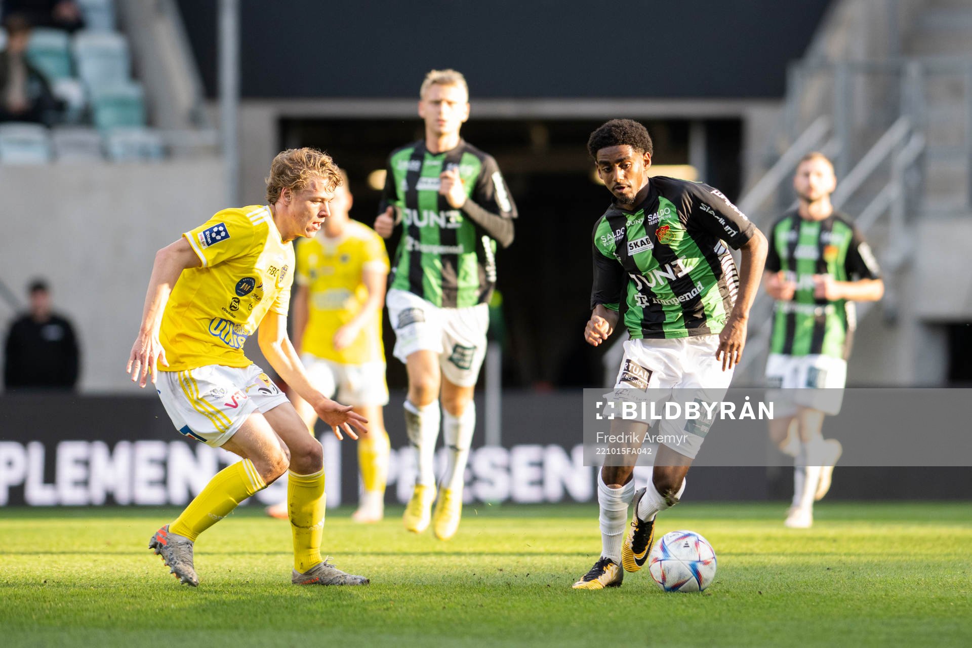 Falkenbergs Melker Nilsson och GAISs Harun Ibrahim