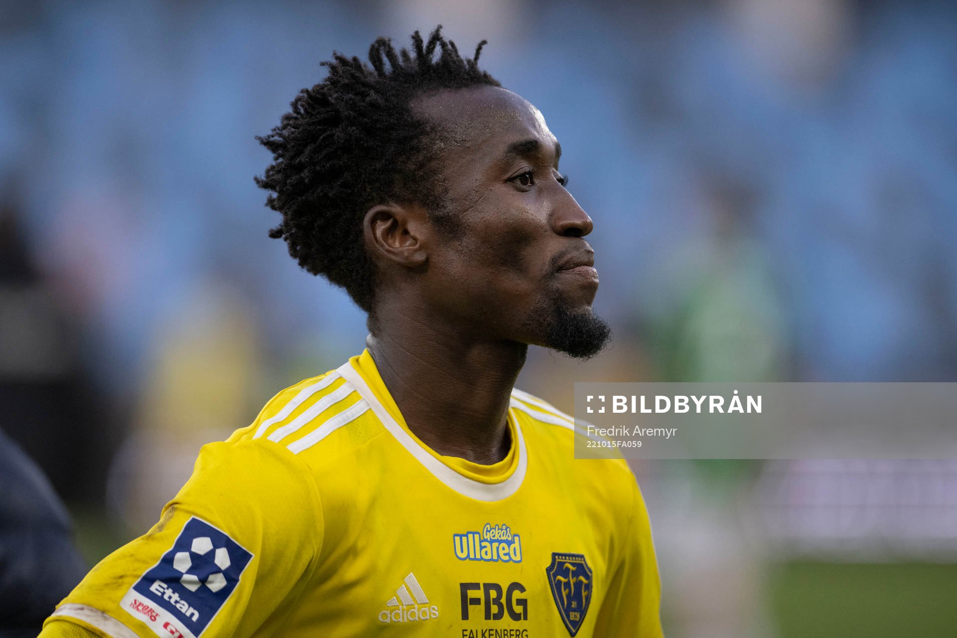 Falkenbergs Godwin Aguda jublar
