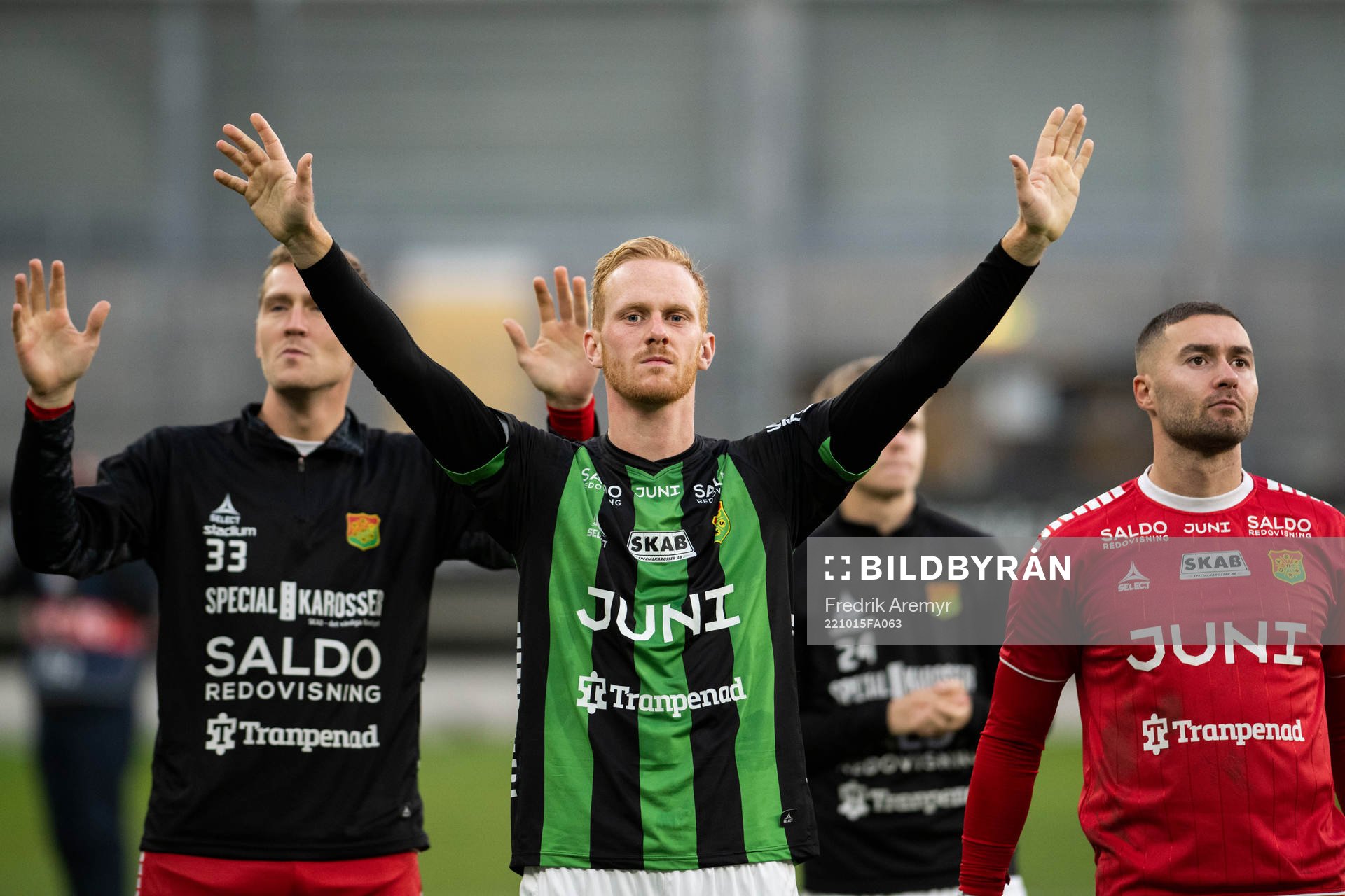 GAIS Viktor Kruger tackar publiken
