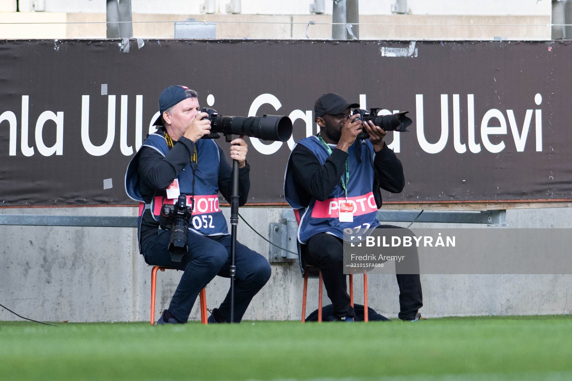 GAIS tidigare spelare Boris Lumbana som fotograf