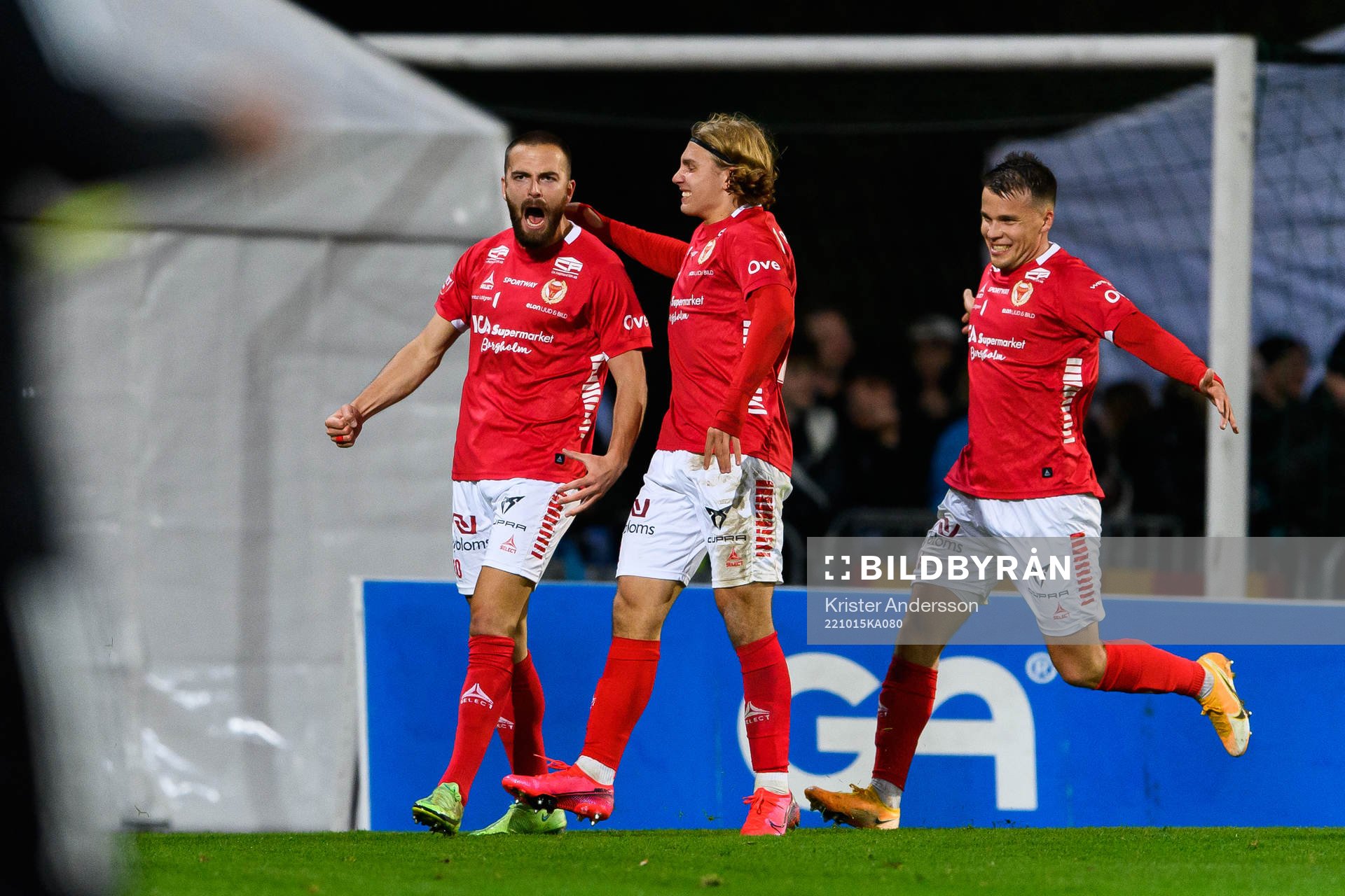 Kalmars Filip Sachpekidis jublar