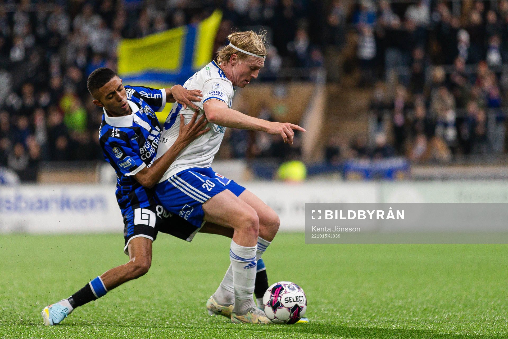 Sirius Tashreeq Matthews och IFK Norrköpings Daniel Fritz