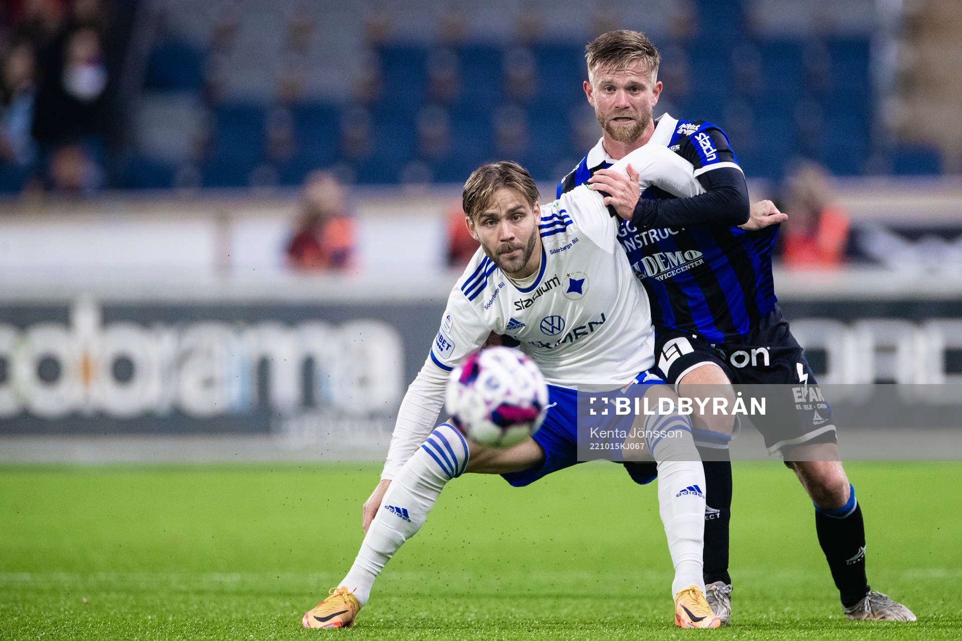 IFK Norrköpings Christoffer Nyman och Dennis Widgren