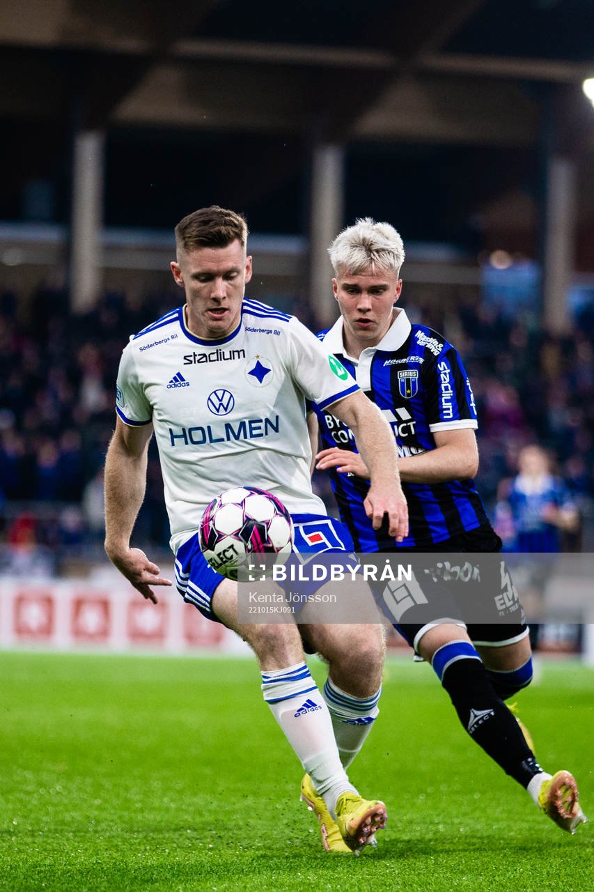 IFK Norrköpings Viktor Agardius och Sirius Oli Valur