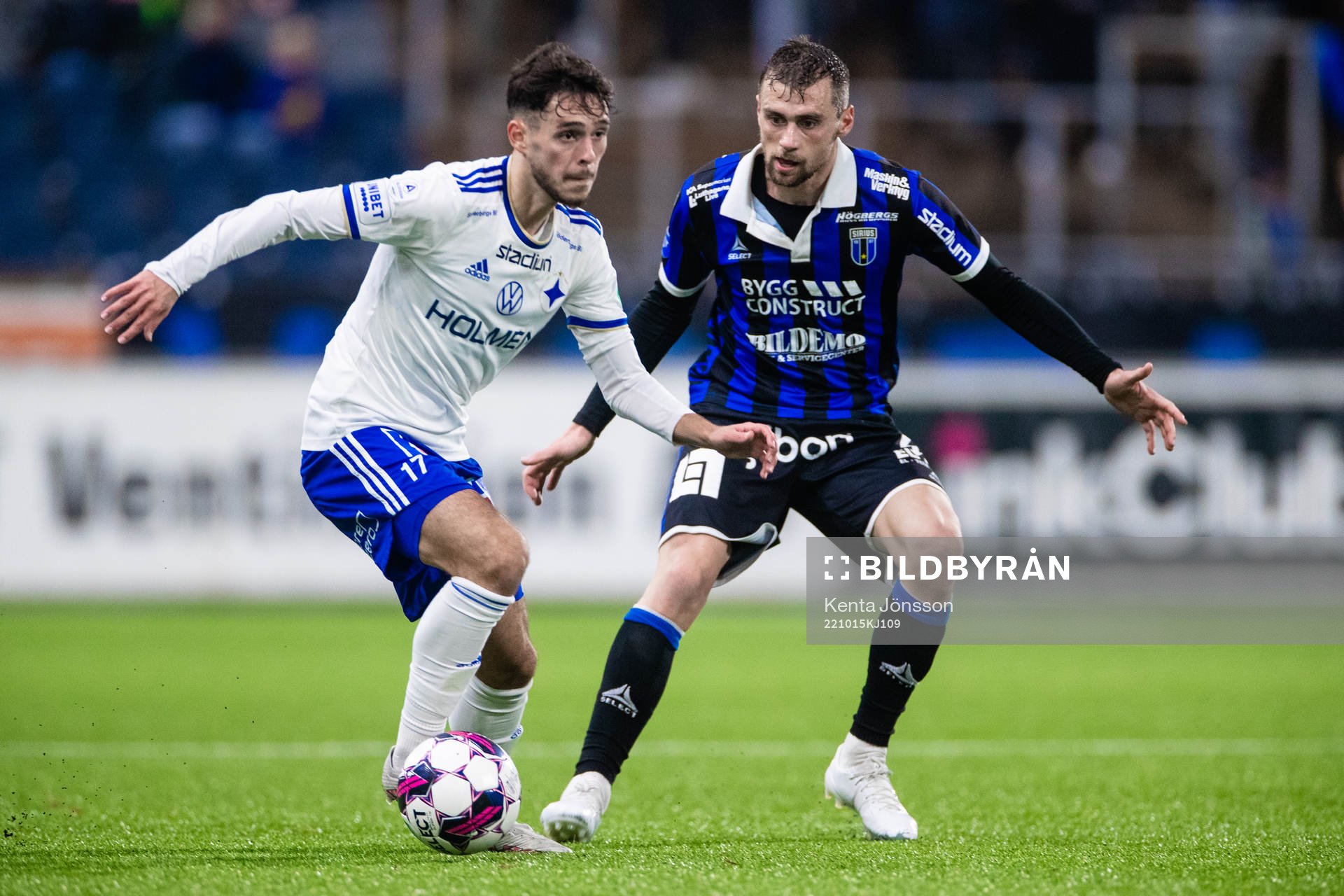 IFK Norrköpings Laorent Shabani och Sirius Filip Rogic