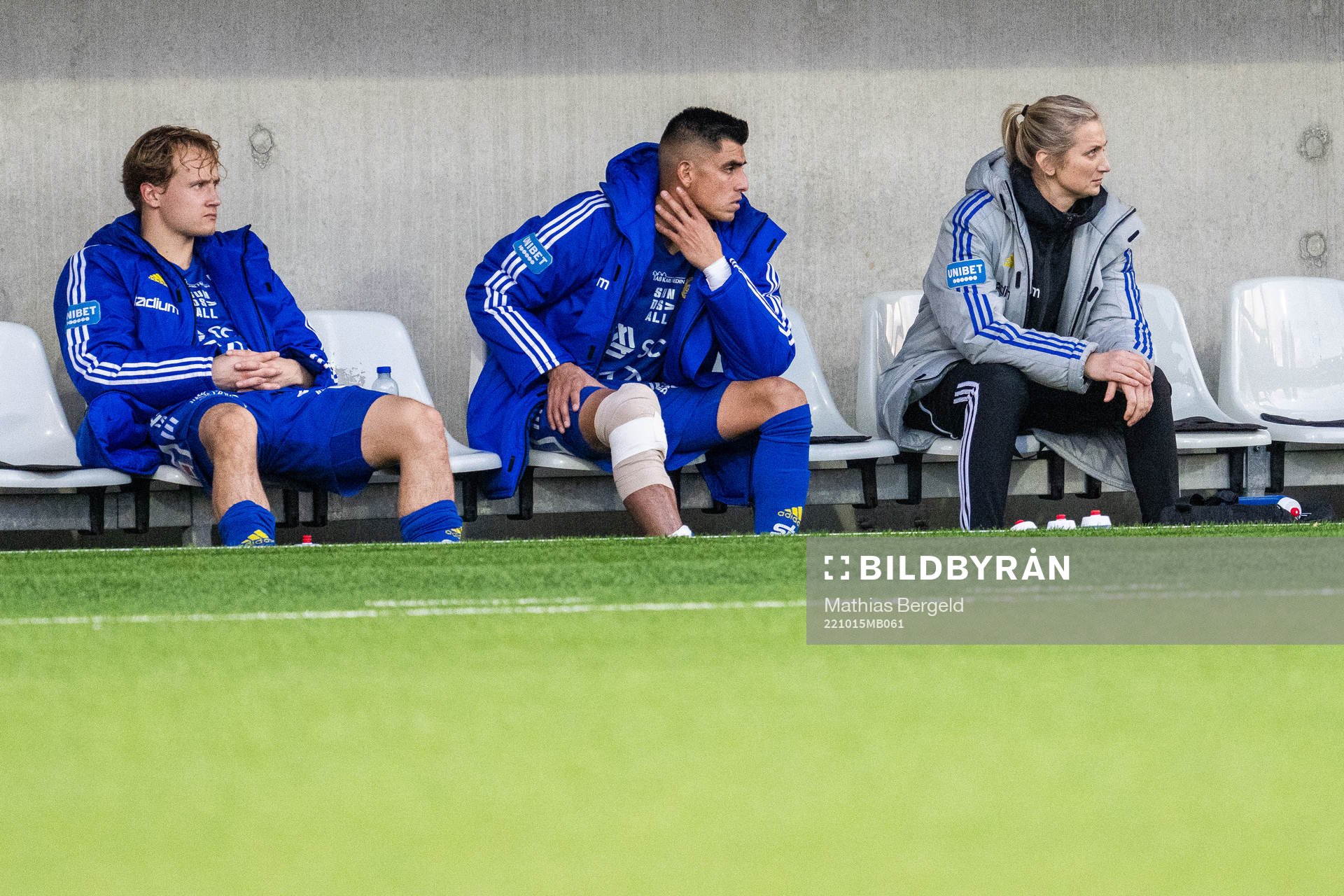GIF Sundsvalls Saku Ylätupa och Joe Corona på bänken