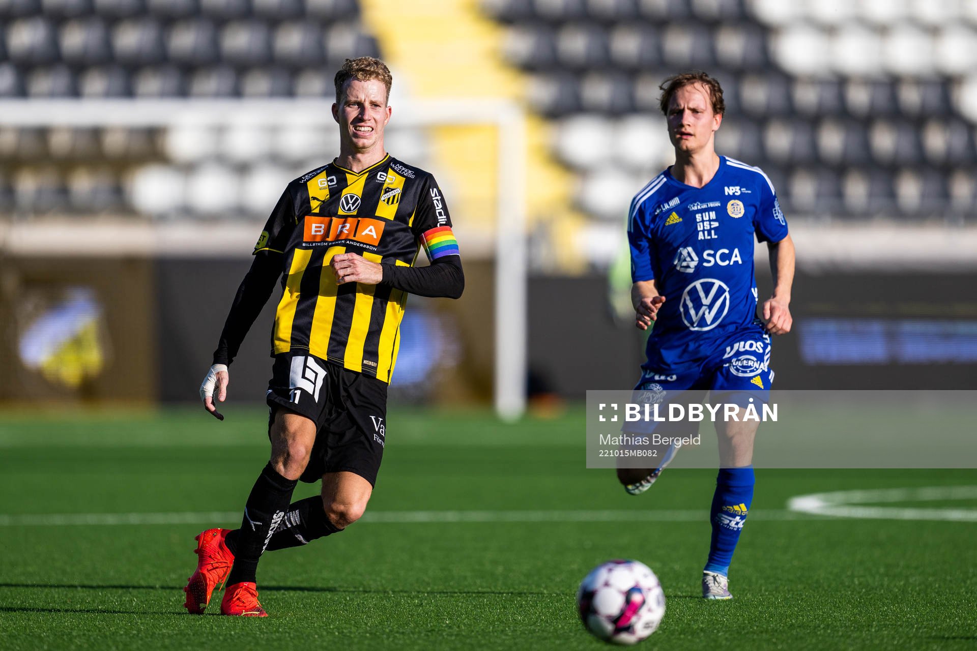 Häckens Samuel Gustafson och GIF Sundsvalls Saku Ylätupa