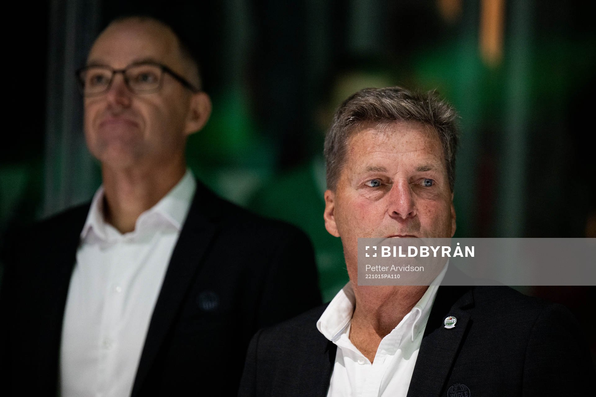 Rögles ordförande Håkan Eriksson och i bakgrunden