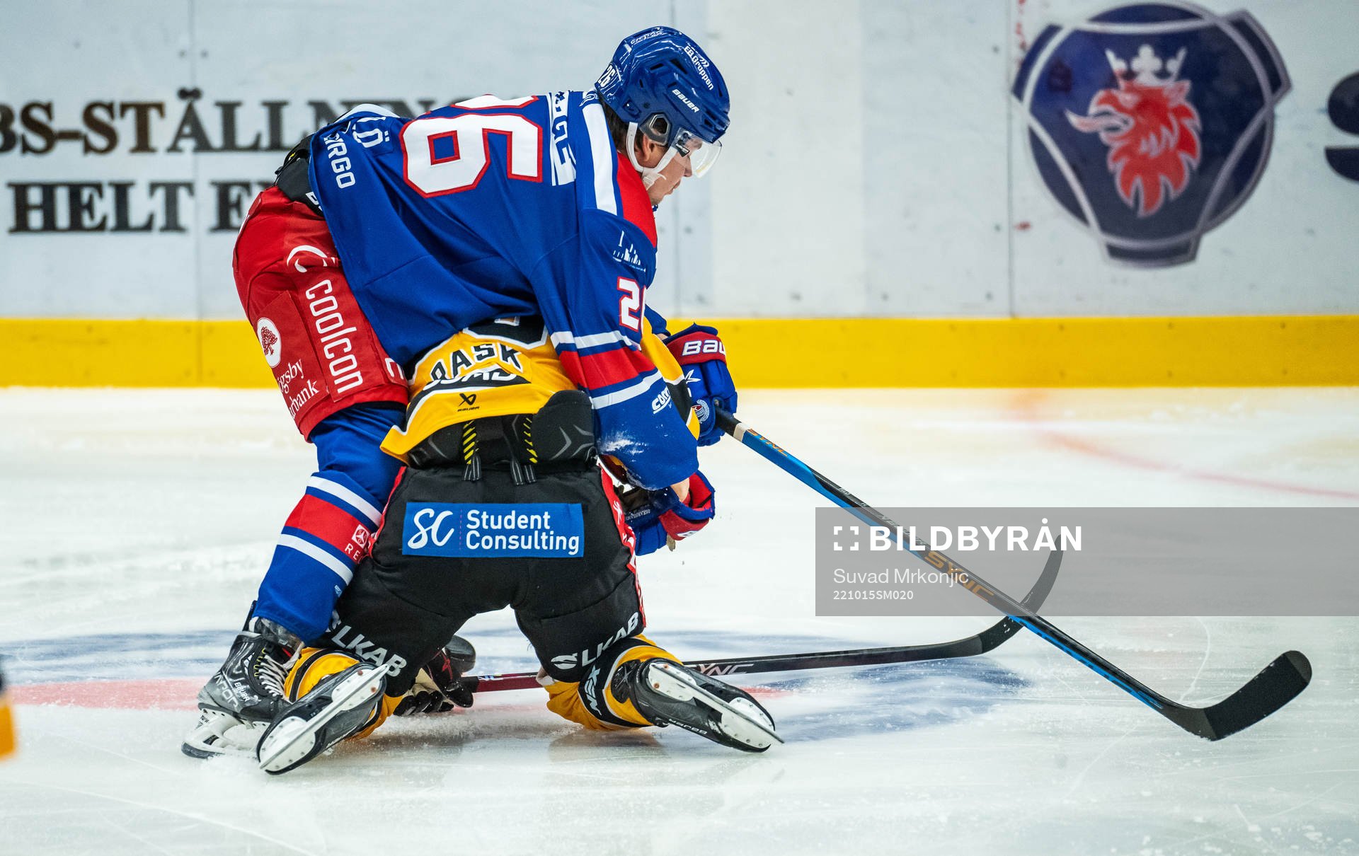 Oskarshamns Lukas Pilö och Luleås Joonas Rask