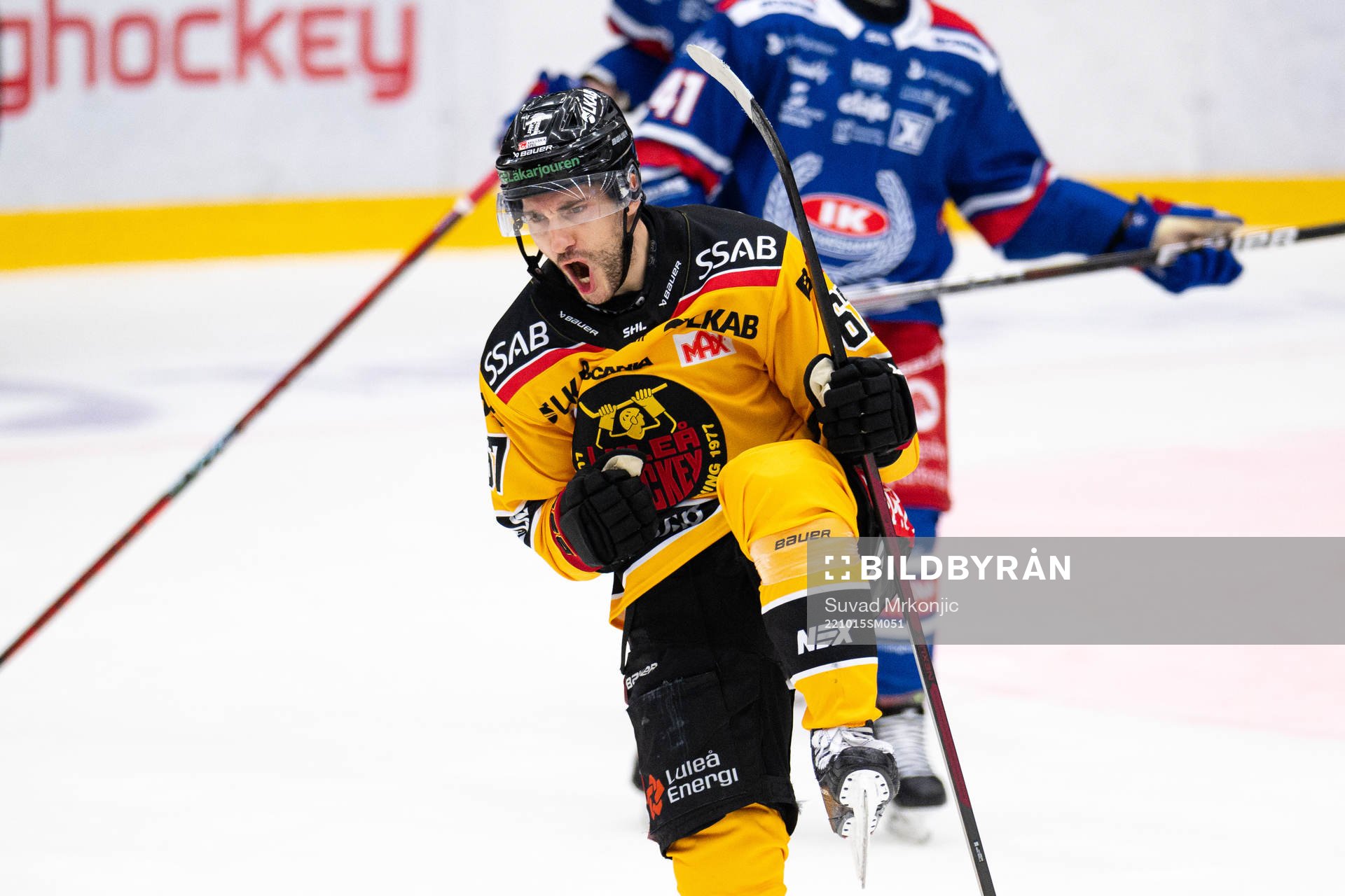 Luleås Konstantin Komarek jublar