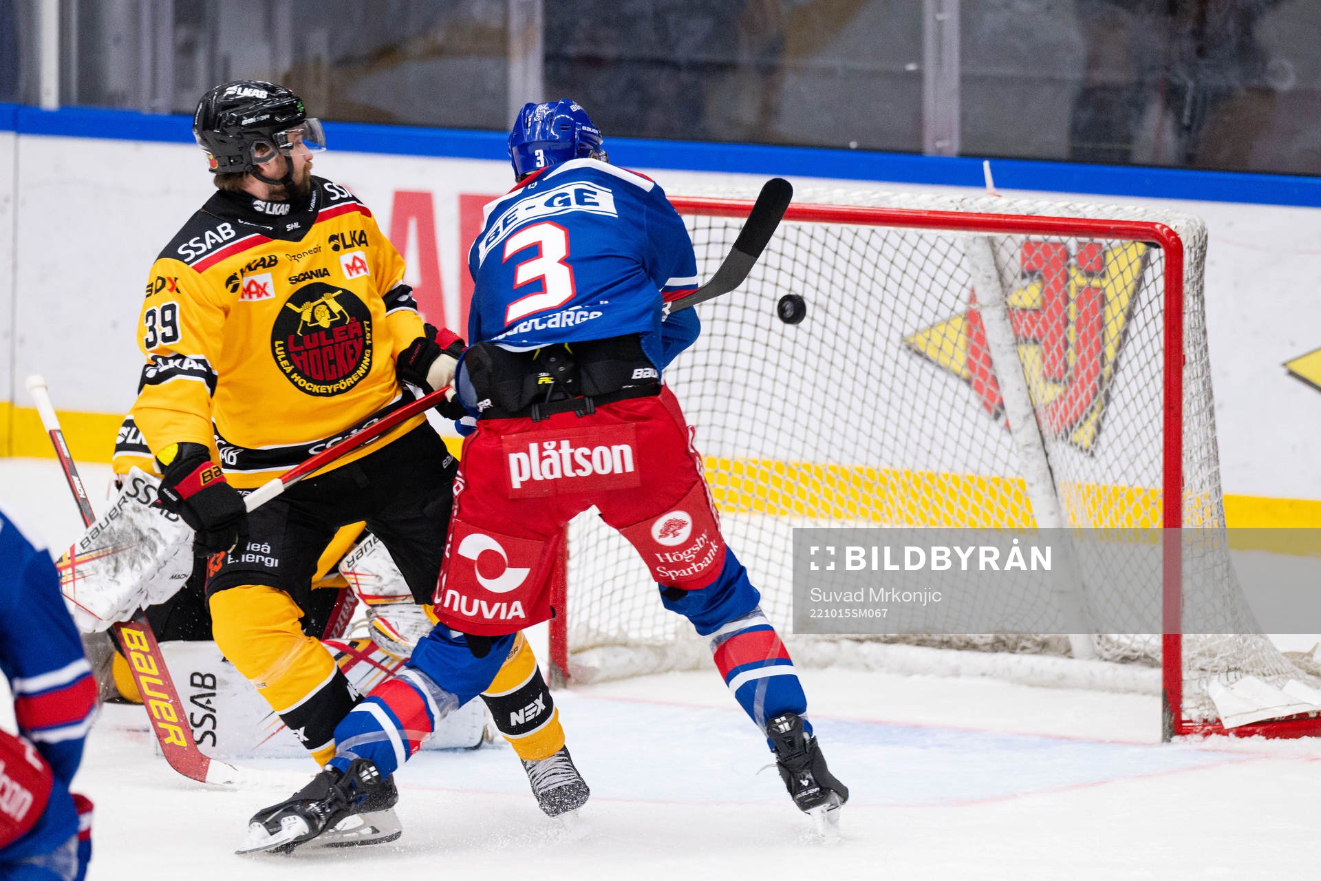 Luleås Pontus Själin och Oskarshamns William Worge Kreü