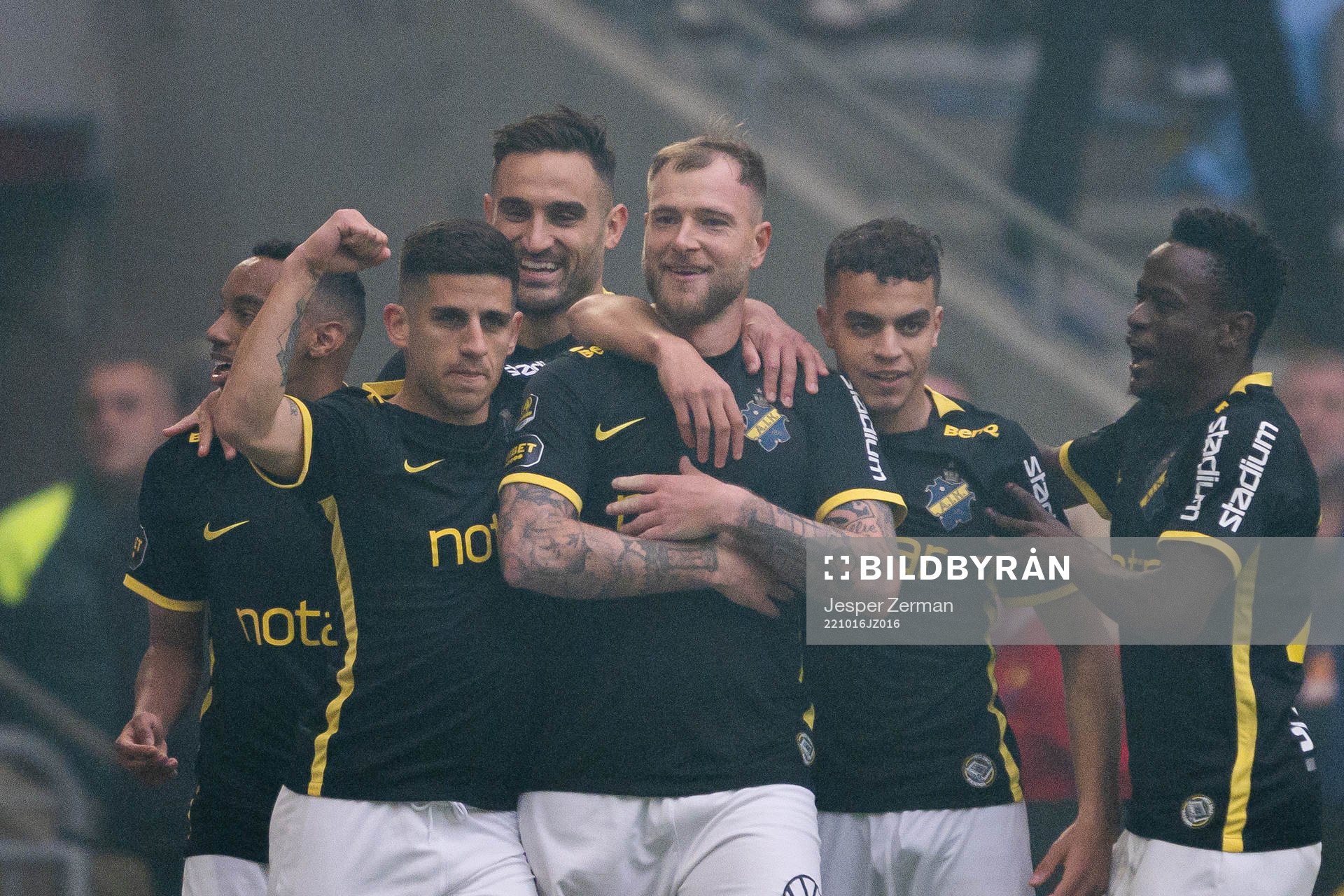 AIKs John Guidetti jublar