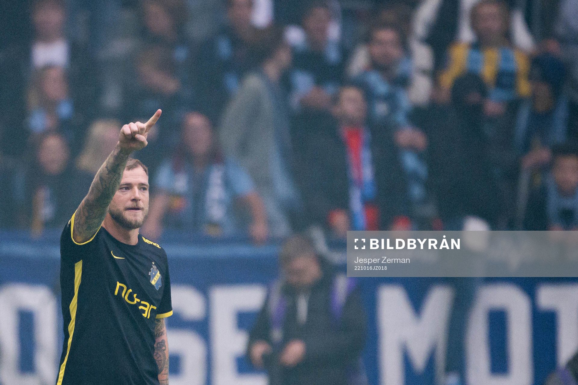 AIKs John Guidetti jublar