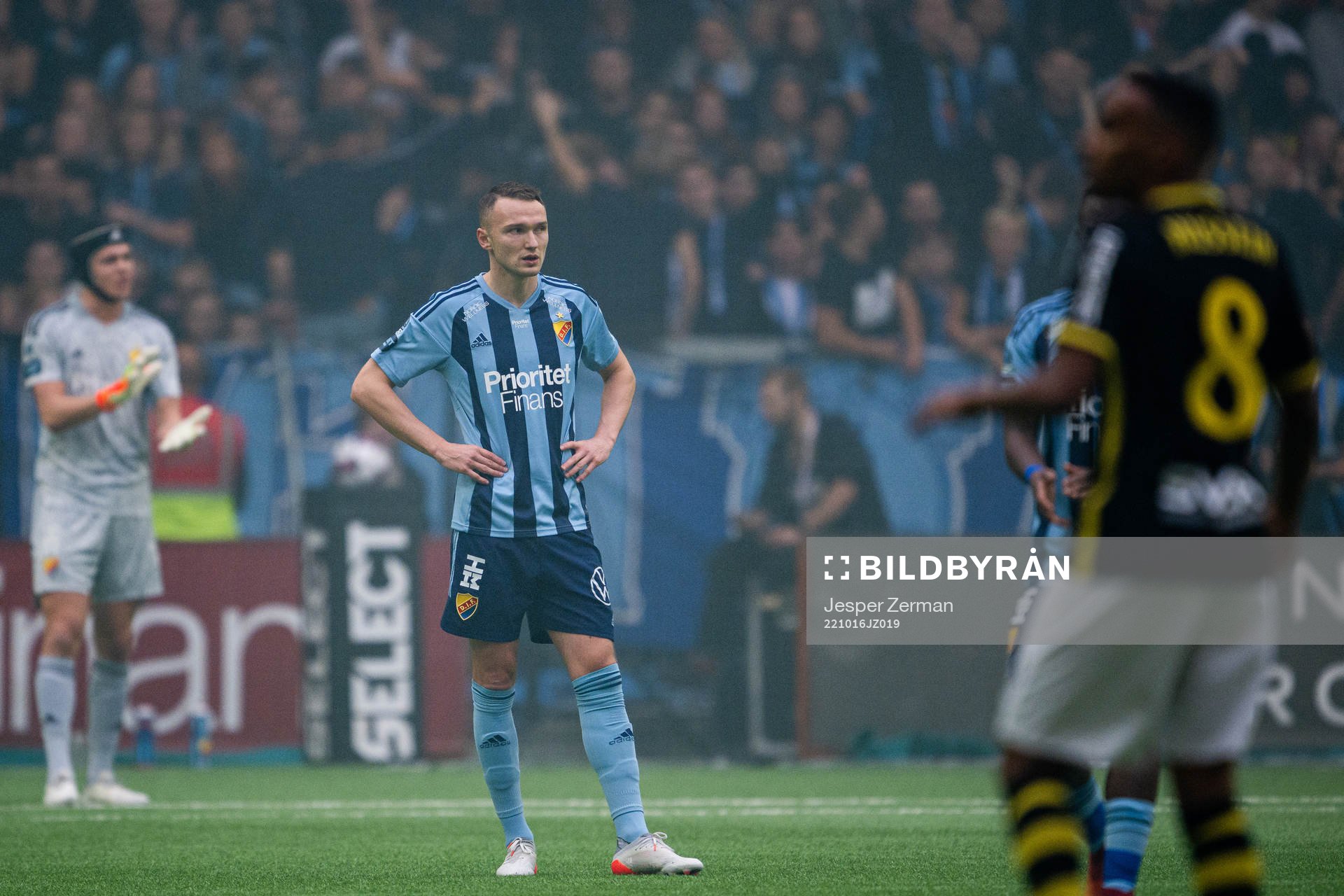 Djurgårdens Piotr Johansson deppar