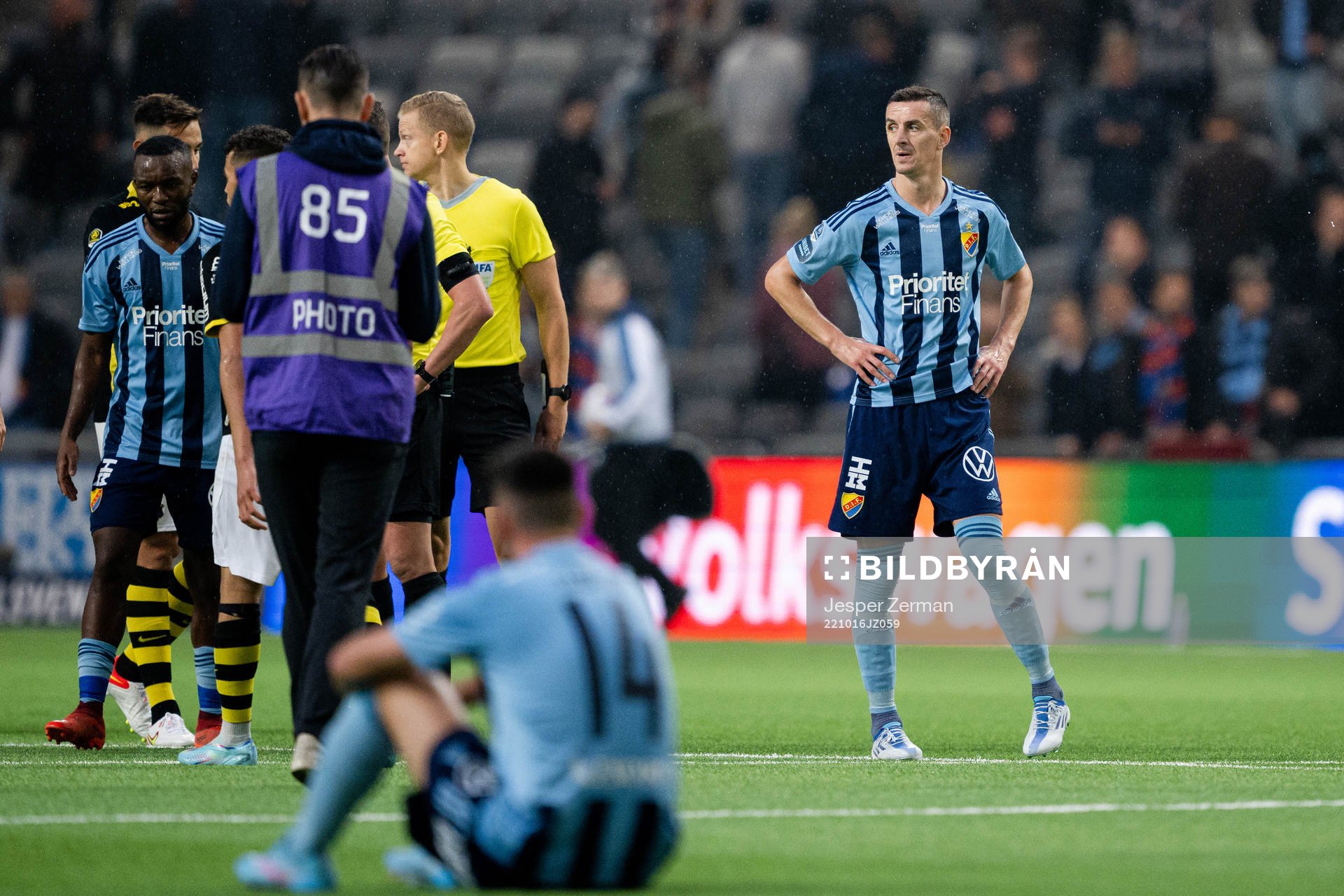 Djurgårdens Haris Radetinac deppar