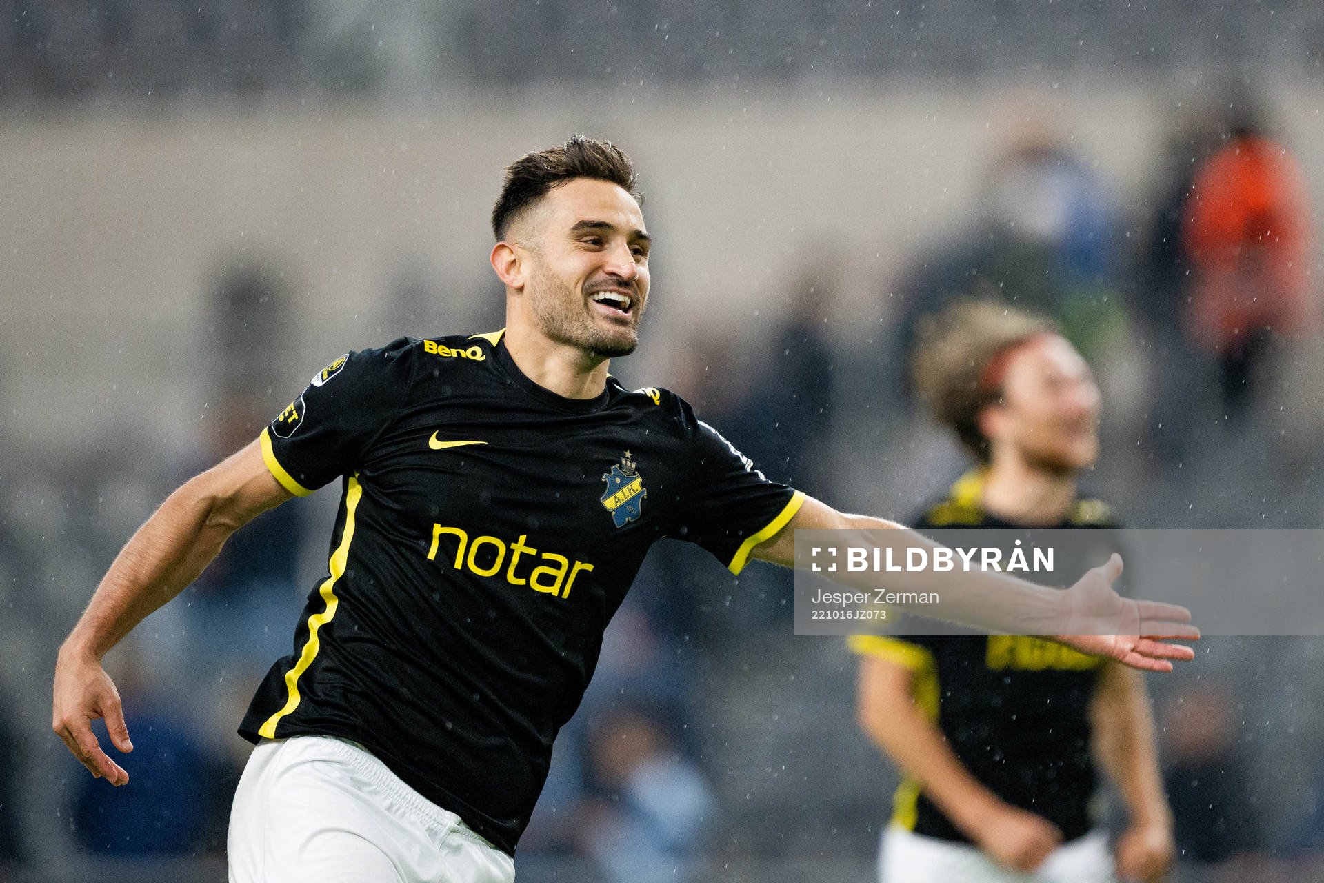 AIKs Sotirios Papagiannopoulos jublar