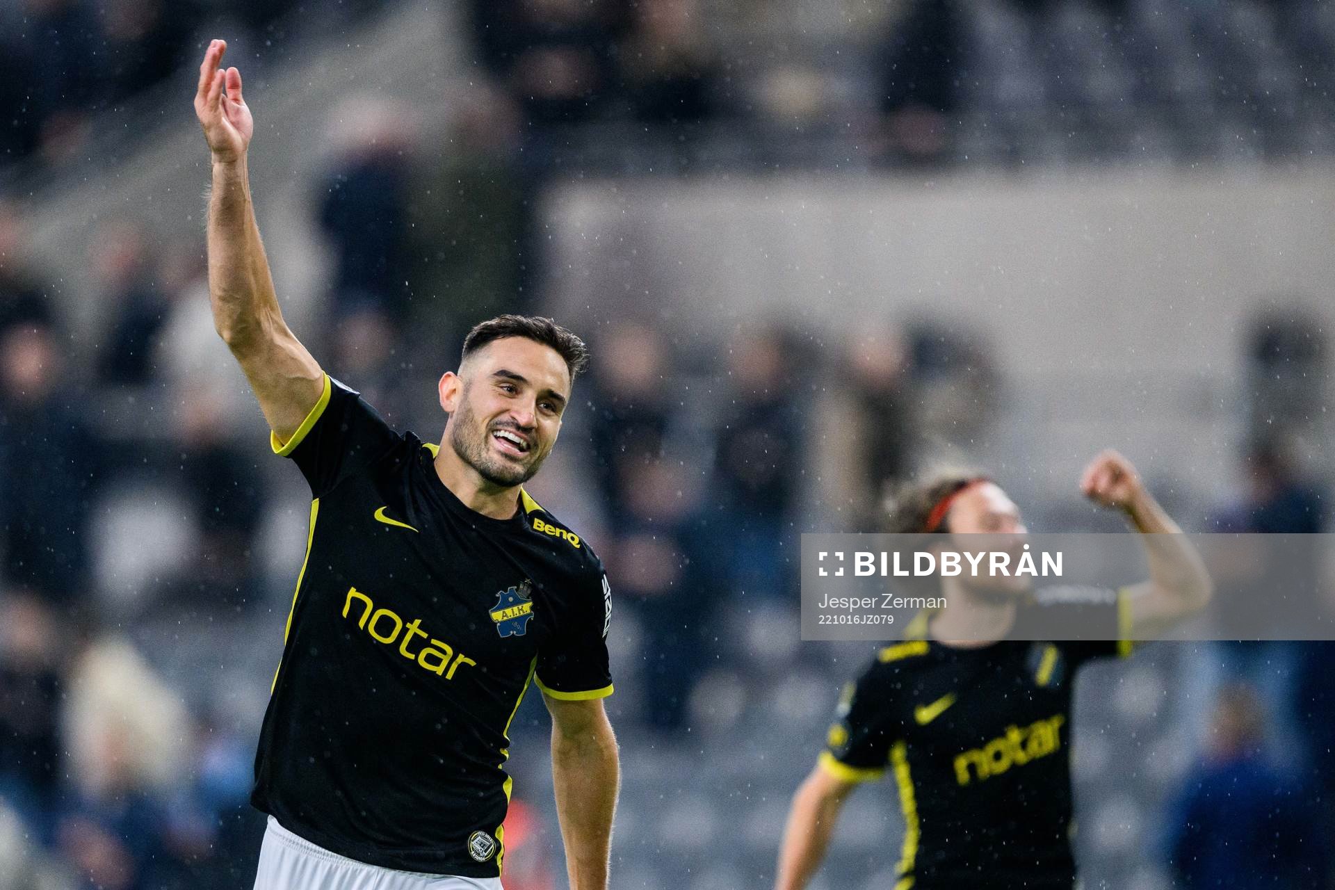 AIKs Sotirios Papagiannopoulos och Axel Björnström