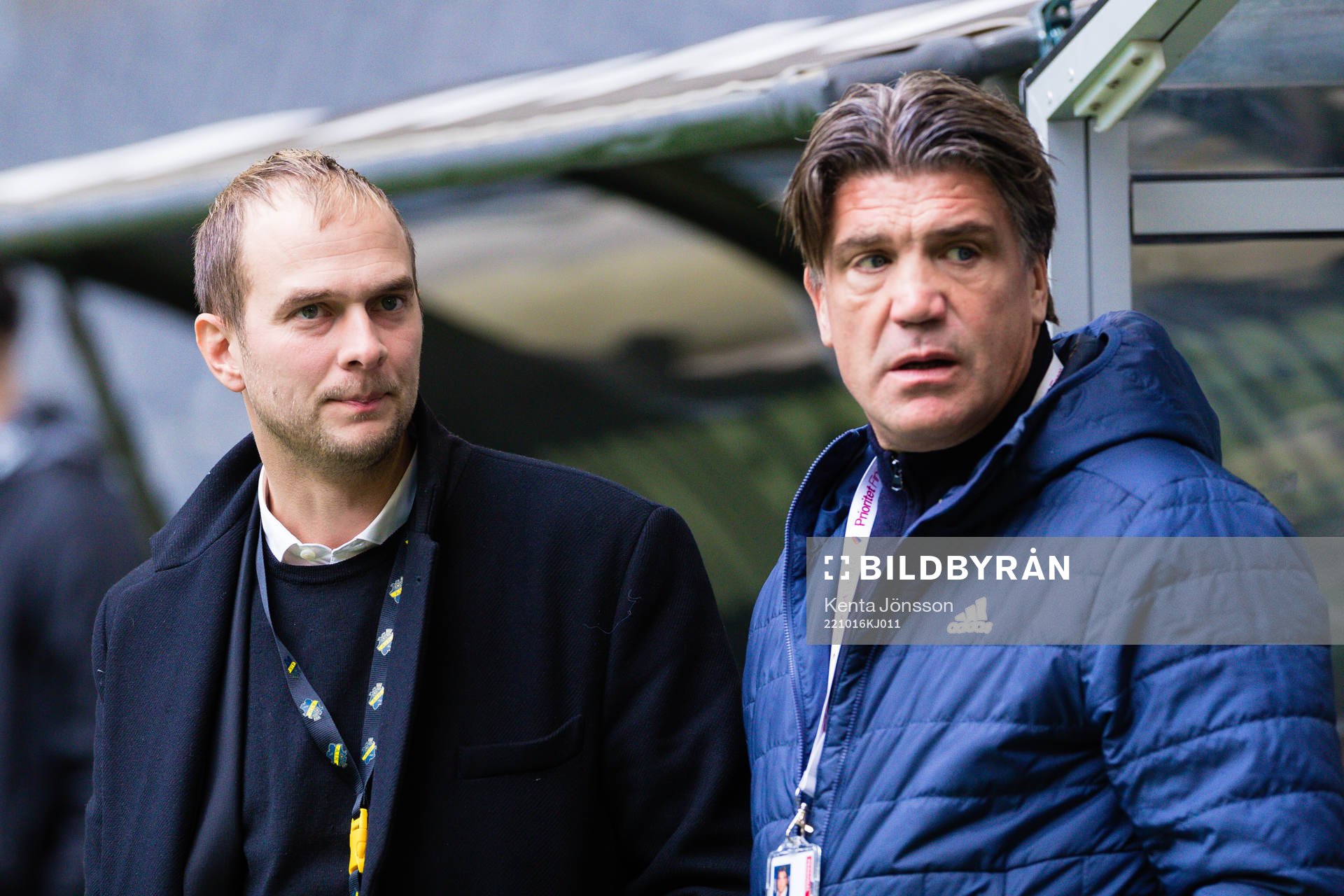 s sportchef Henrik Jurelius och Djurgårdens sportchef
