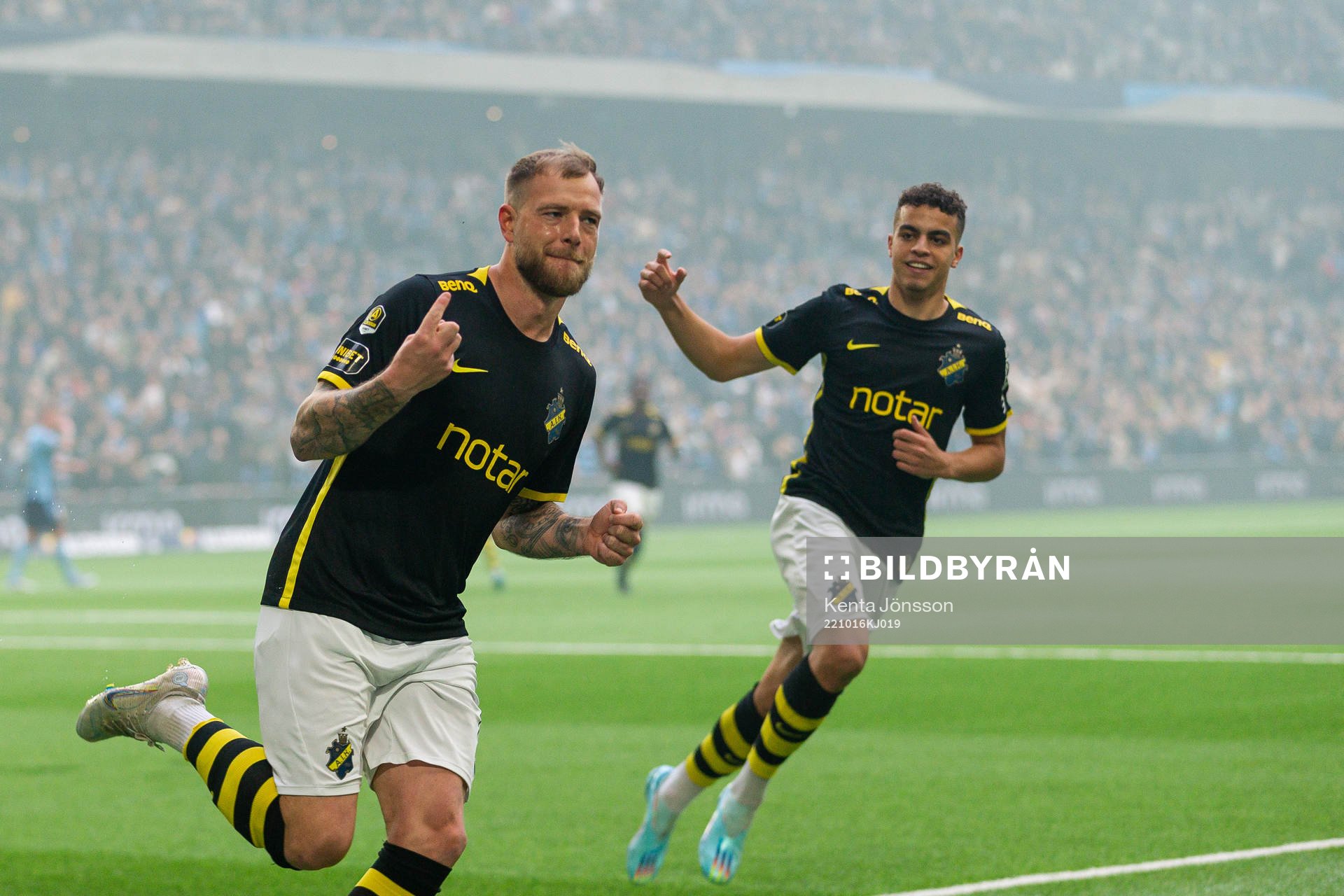 AIKs John Guidetti jublar