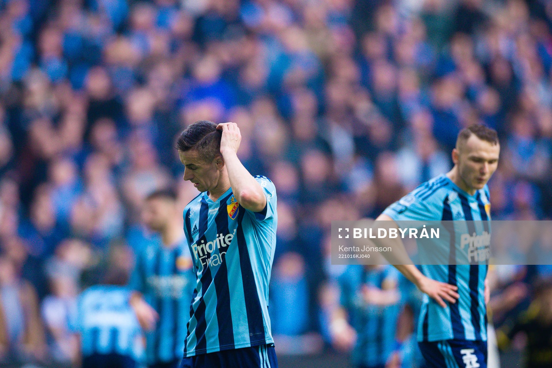 Djurgårdens Haris Radetinac deppar