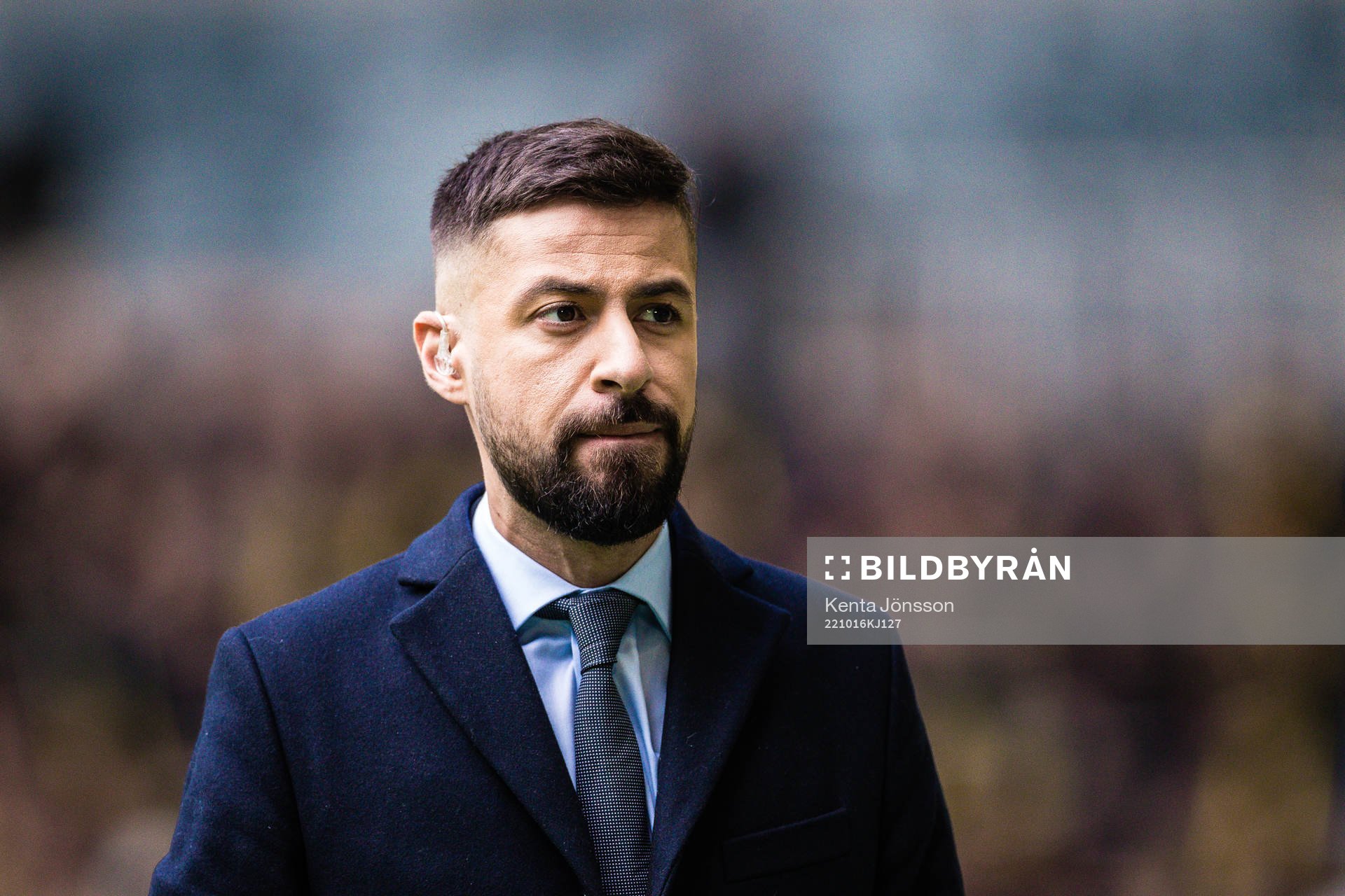 Discoverys reporter Diljen Otlu fotbollsmatchen i Allsvenskan mellan Djurgården och AIK den 16 oktober 2022 i Stockholm. 
