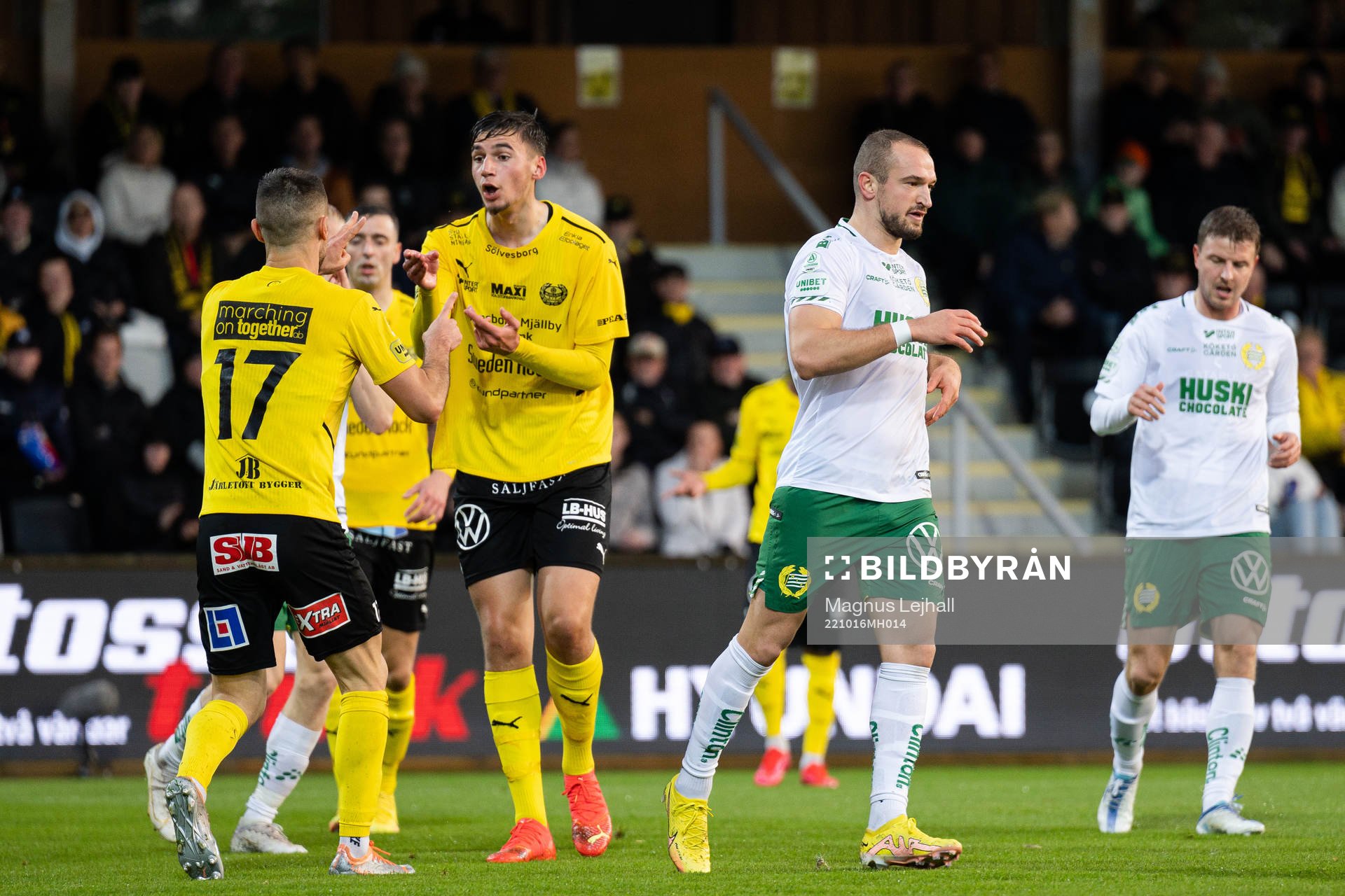 Hammarbys Veton Berisha deppar
